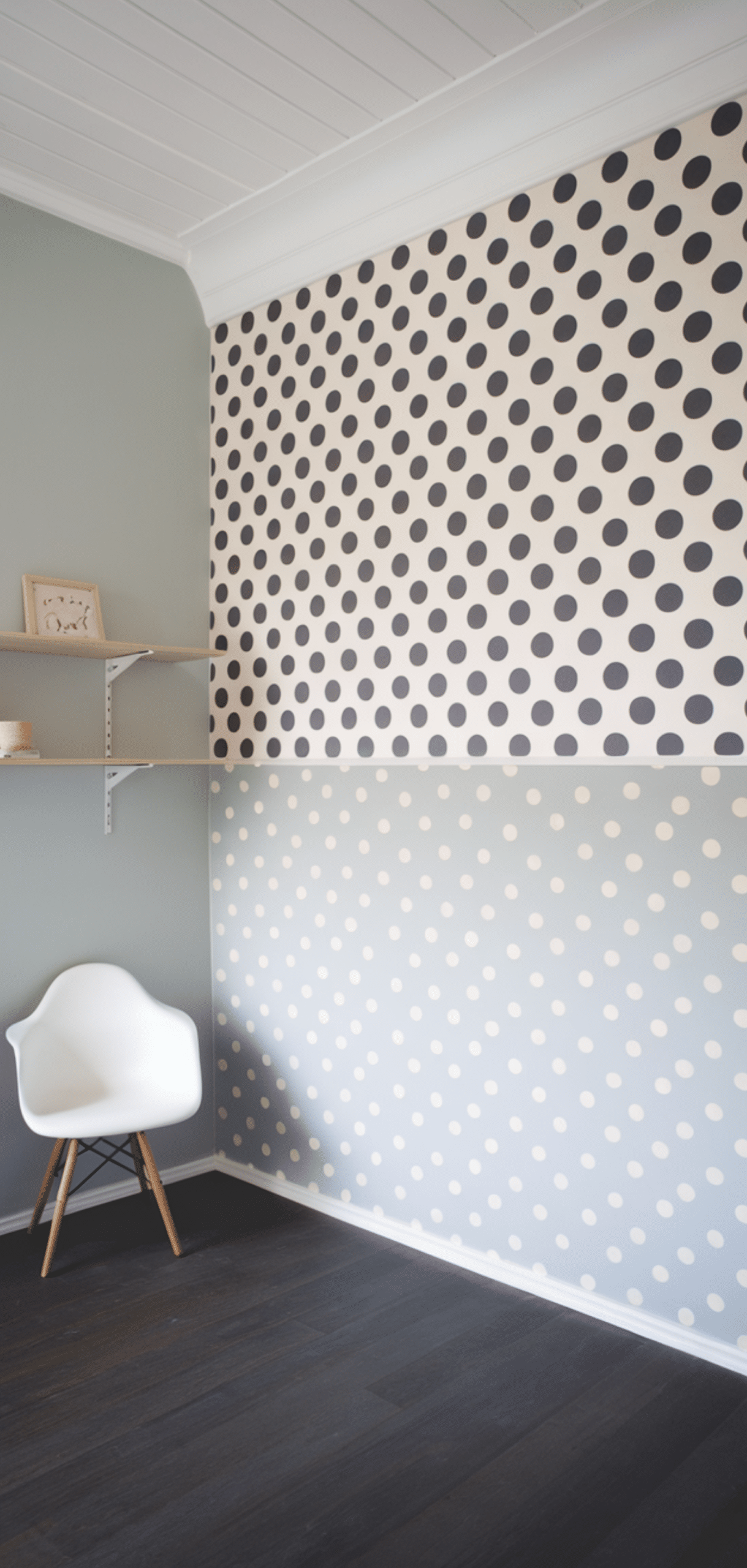 Perfect Half Wallpaper Half Paint Ideas