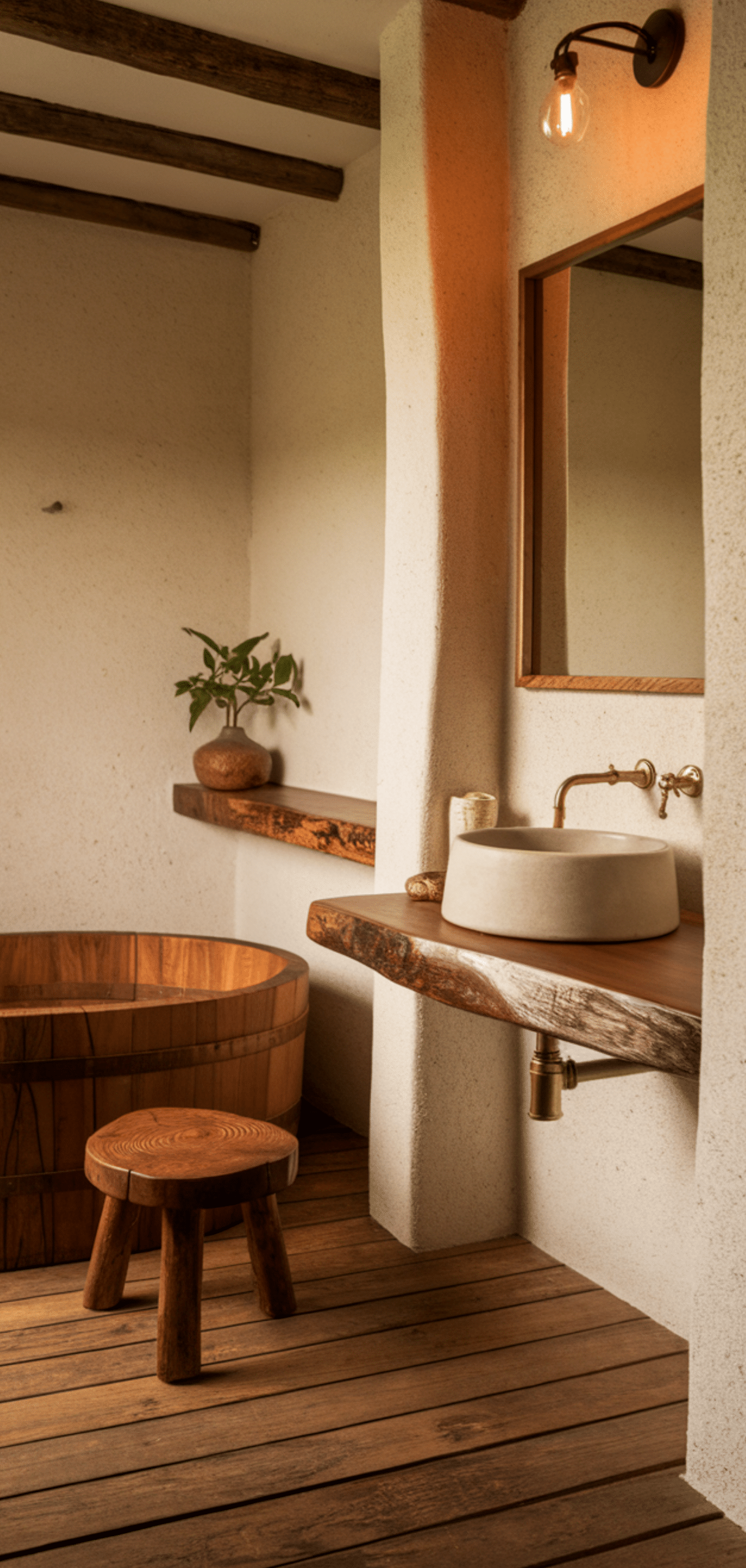 Inspiring Wabi Sabi Bathroom Design
