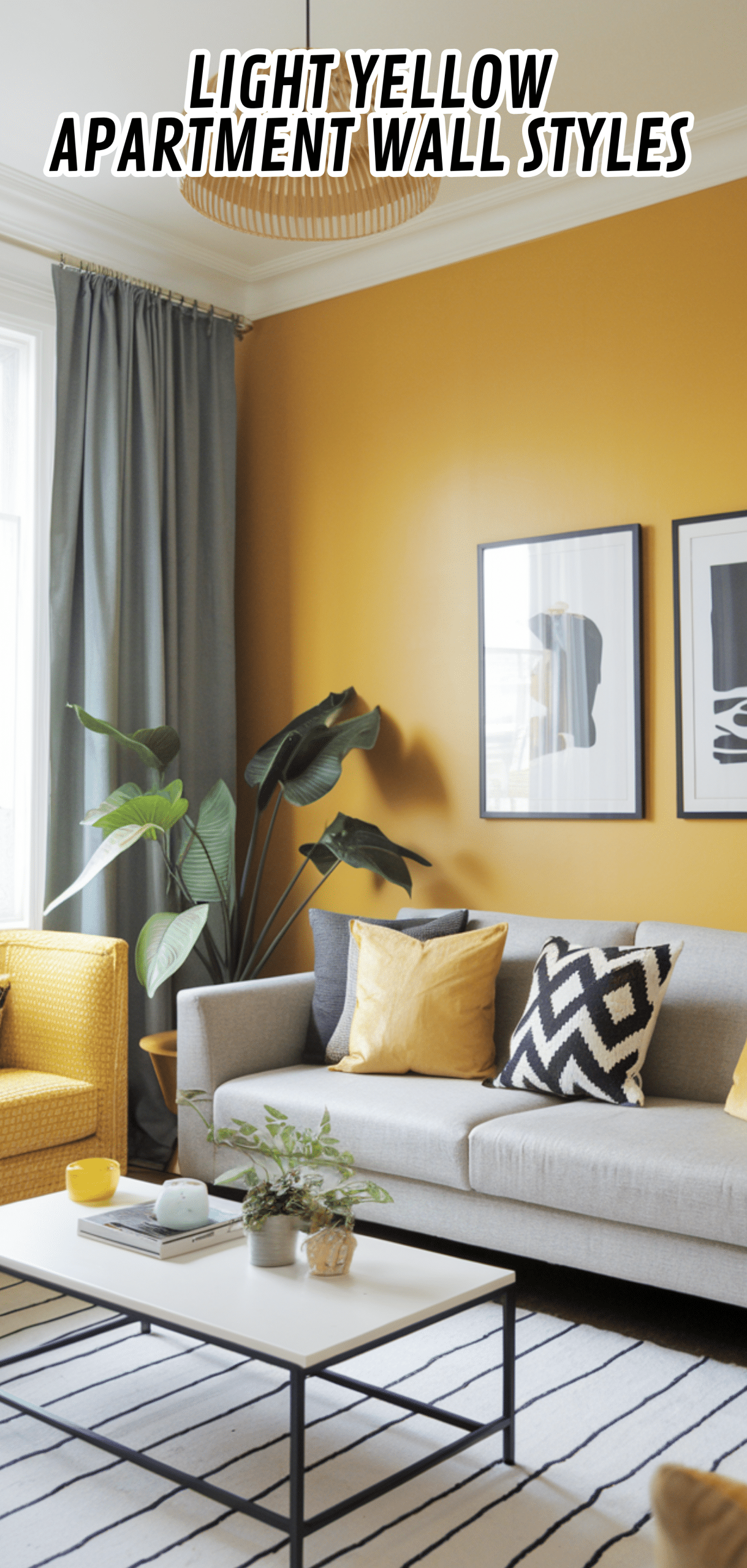16 Light Yellow Apartment Wall Styles