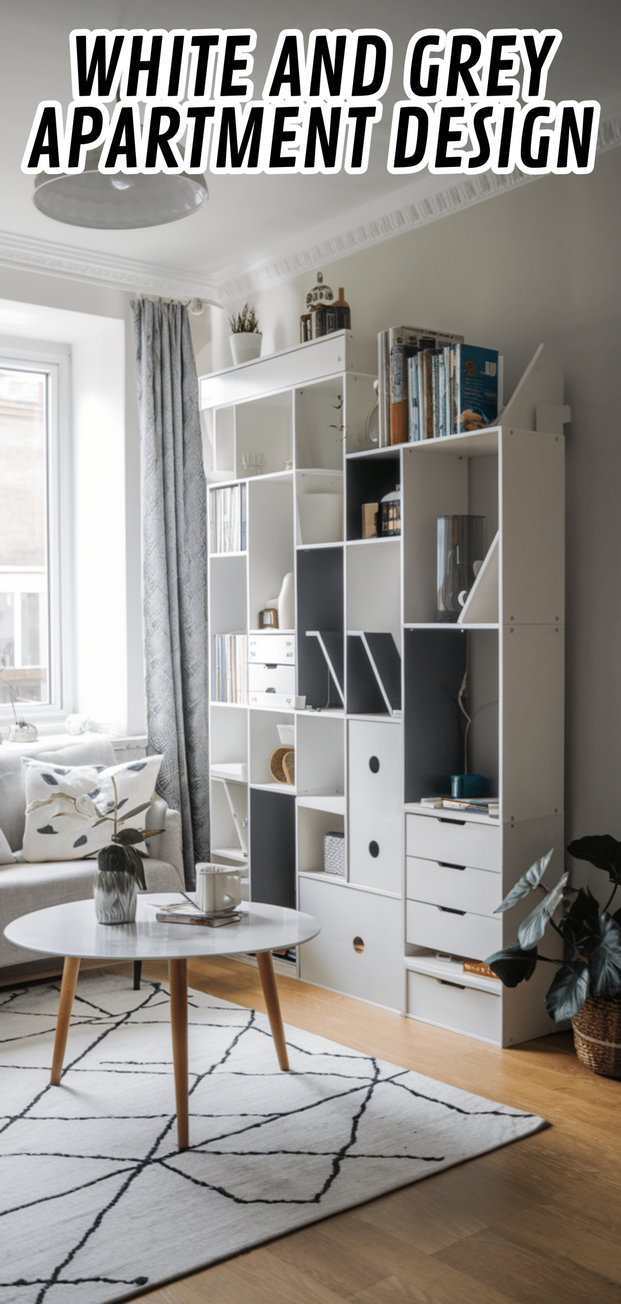 16 Minimalist White and Grey Apartment Design Concepts
