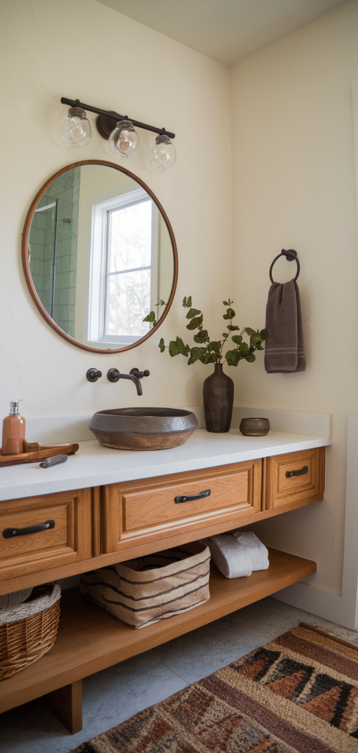 Easy Earthy Bathroom Ideas for a Spa-Like Experience