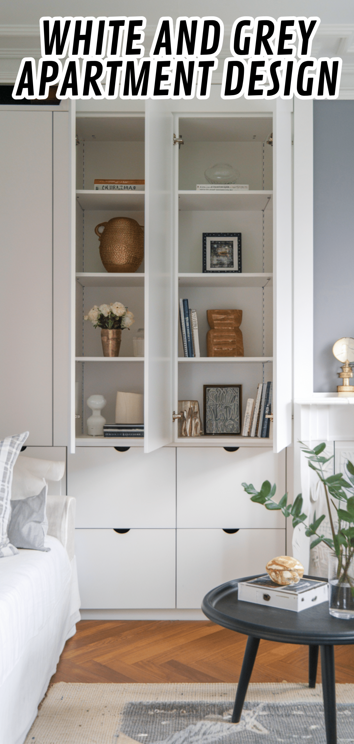 16 Minimalist White and Grey Apartment Design Concepts