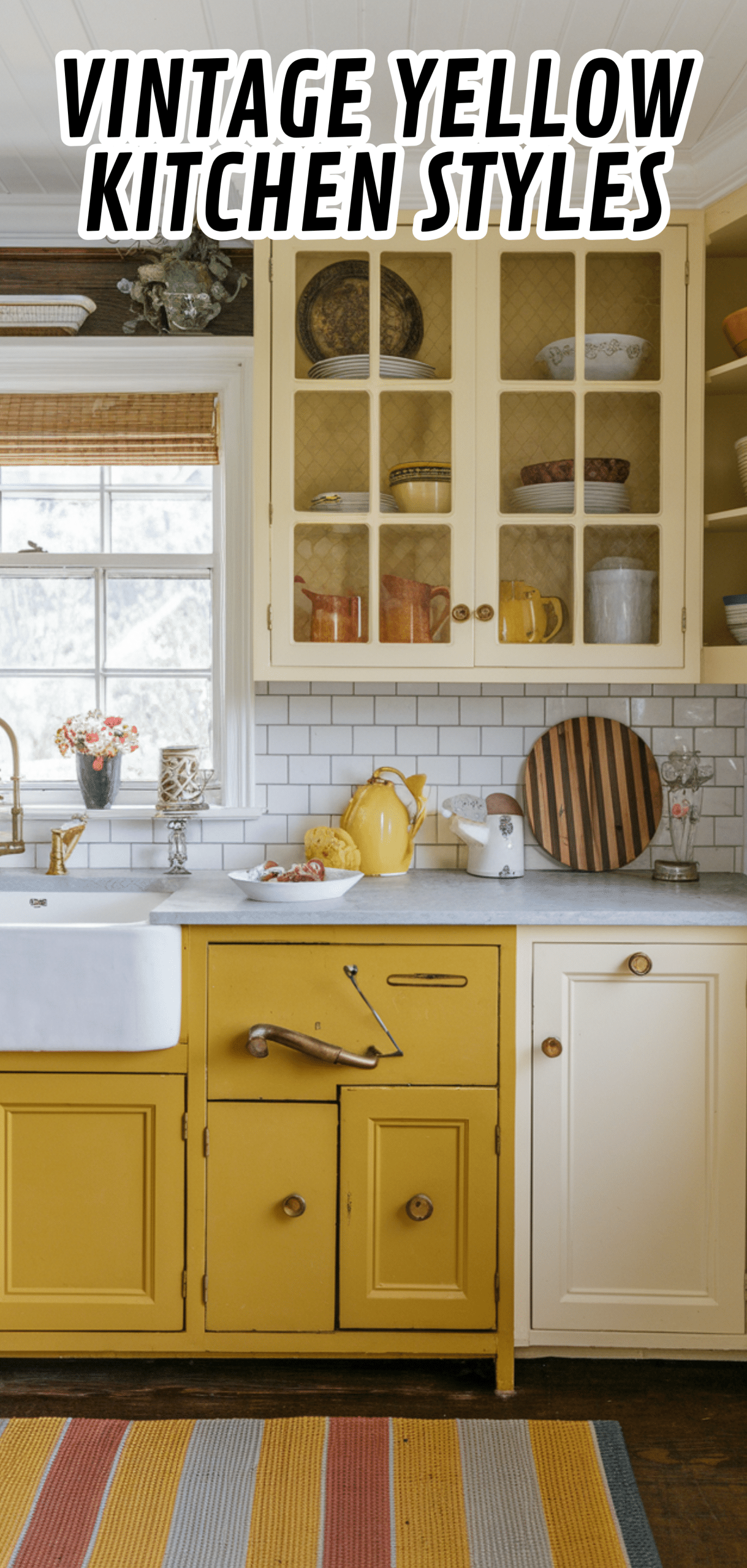 16 Gorgeous Vintage Yellow Kitchen Styles