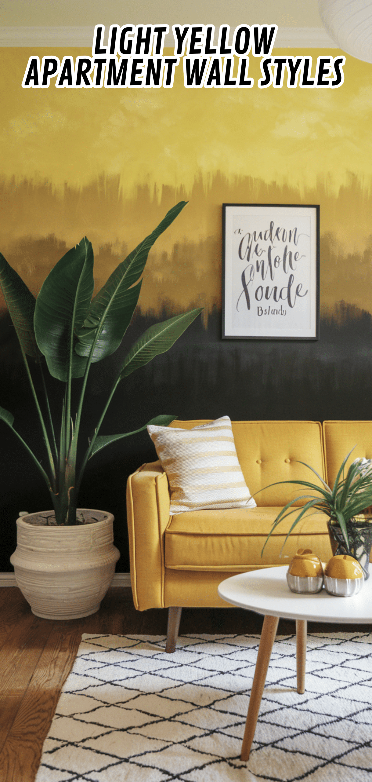 16 Light Yellow Apartment Wall Styles