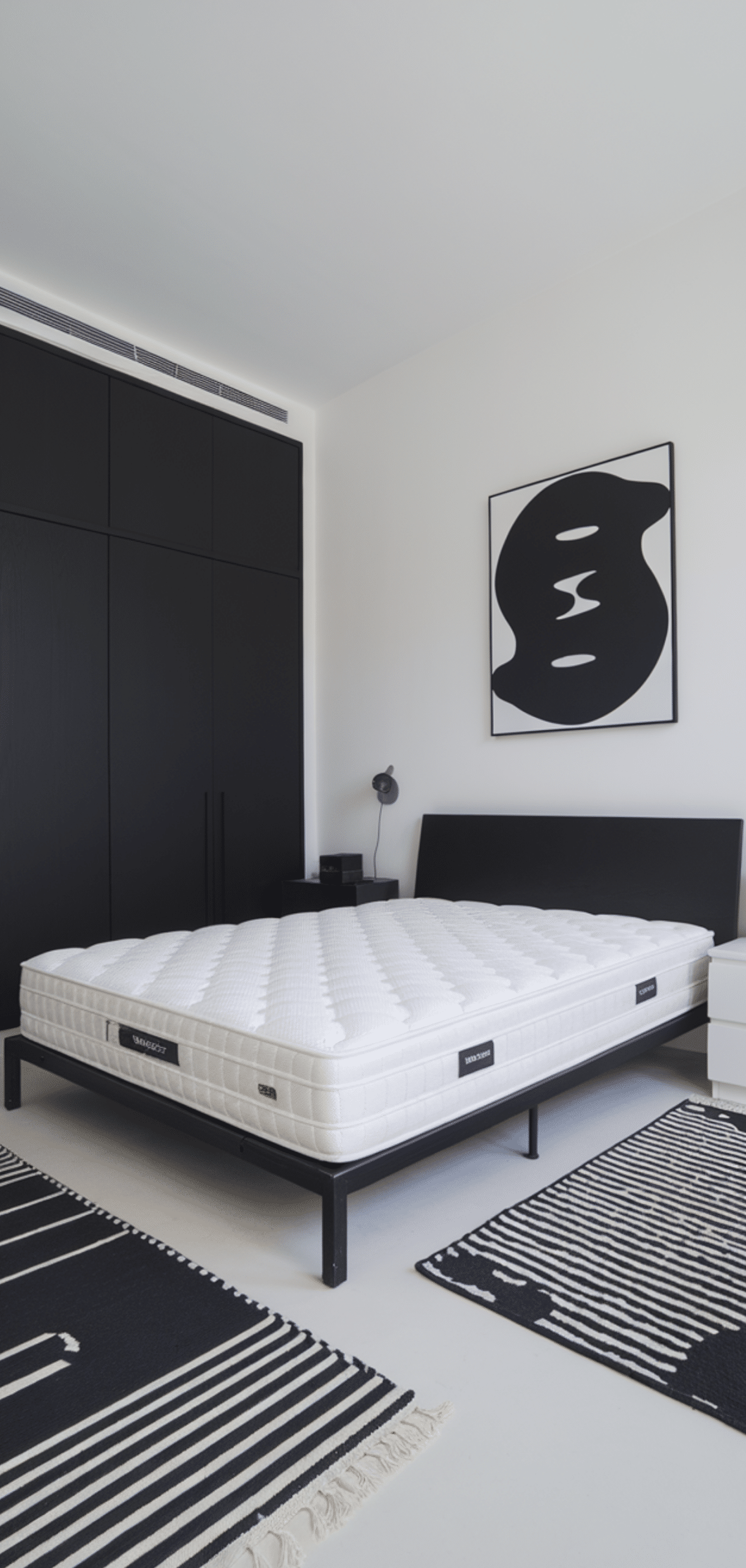 Elegant Bedroom Ideas with Minimalist Black and White Decor for a Modern Look