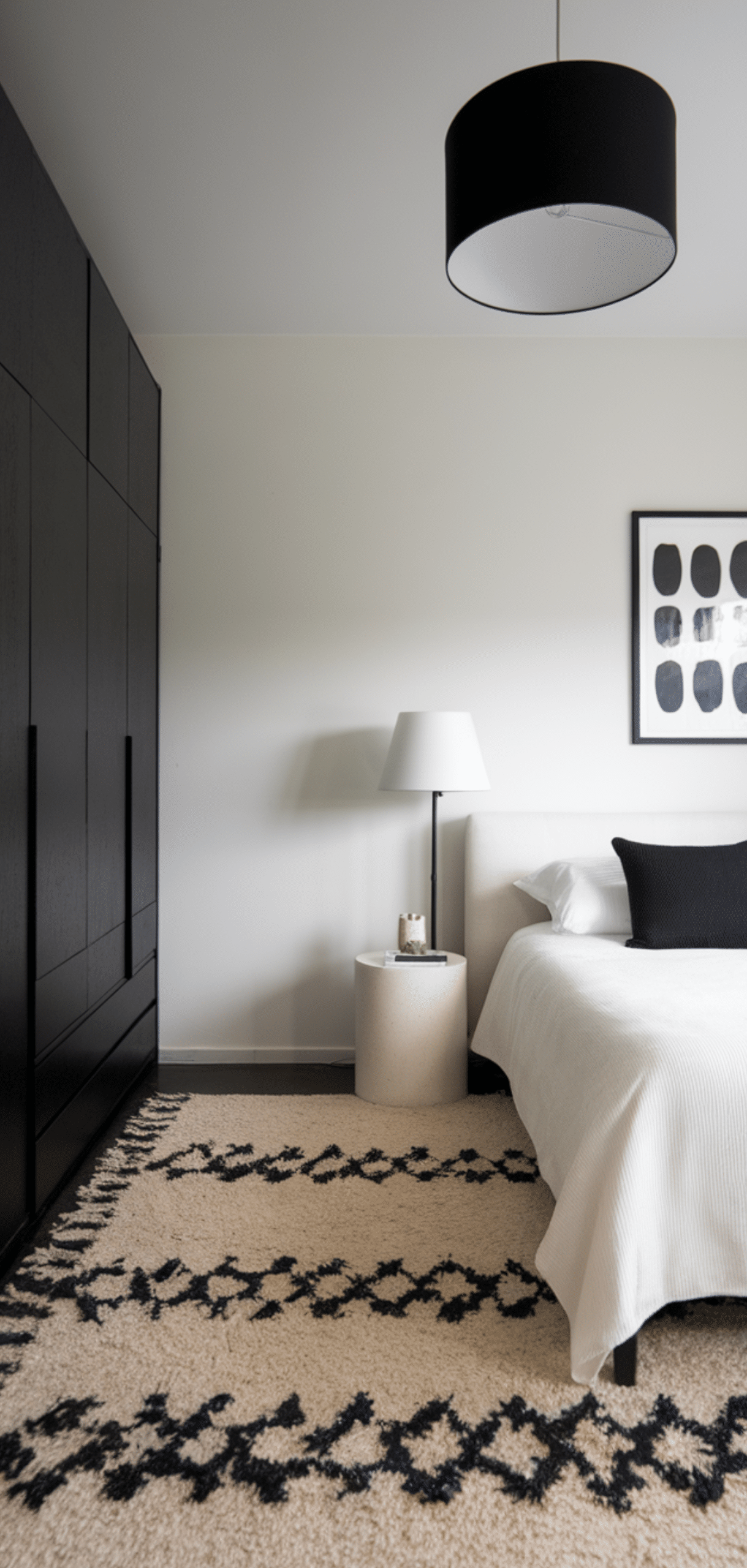 Elegant Bedroom Ideas with Minimalist Black and White Decor for a Modern Look