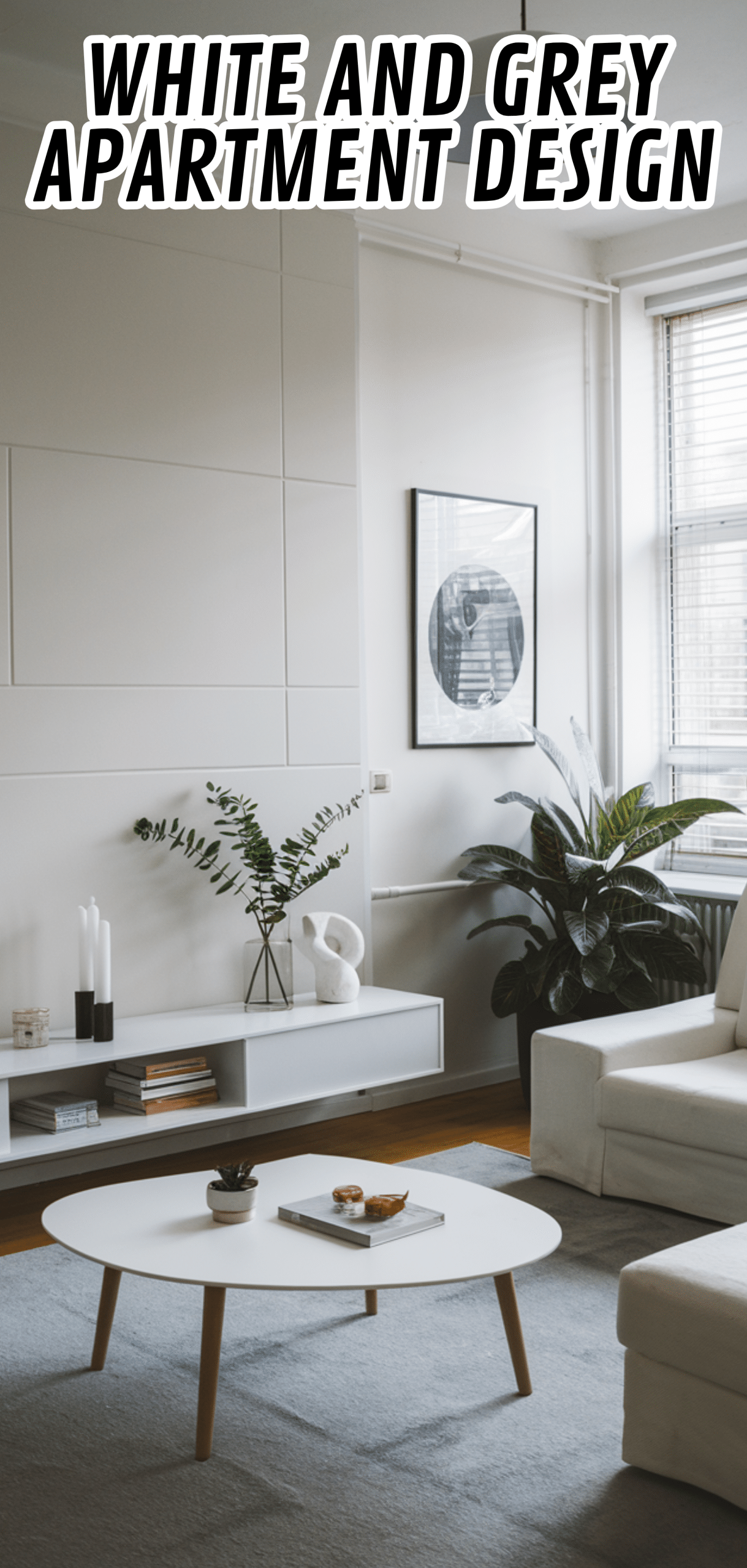 16 Minimalist White and Grey Apartment Design Concepts