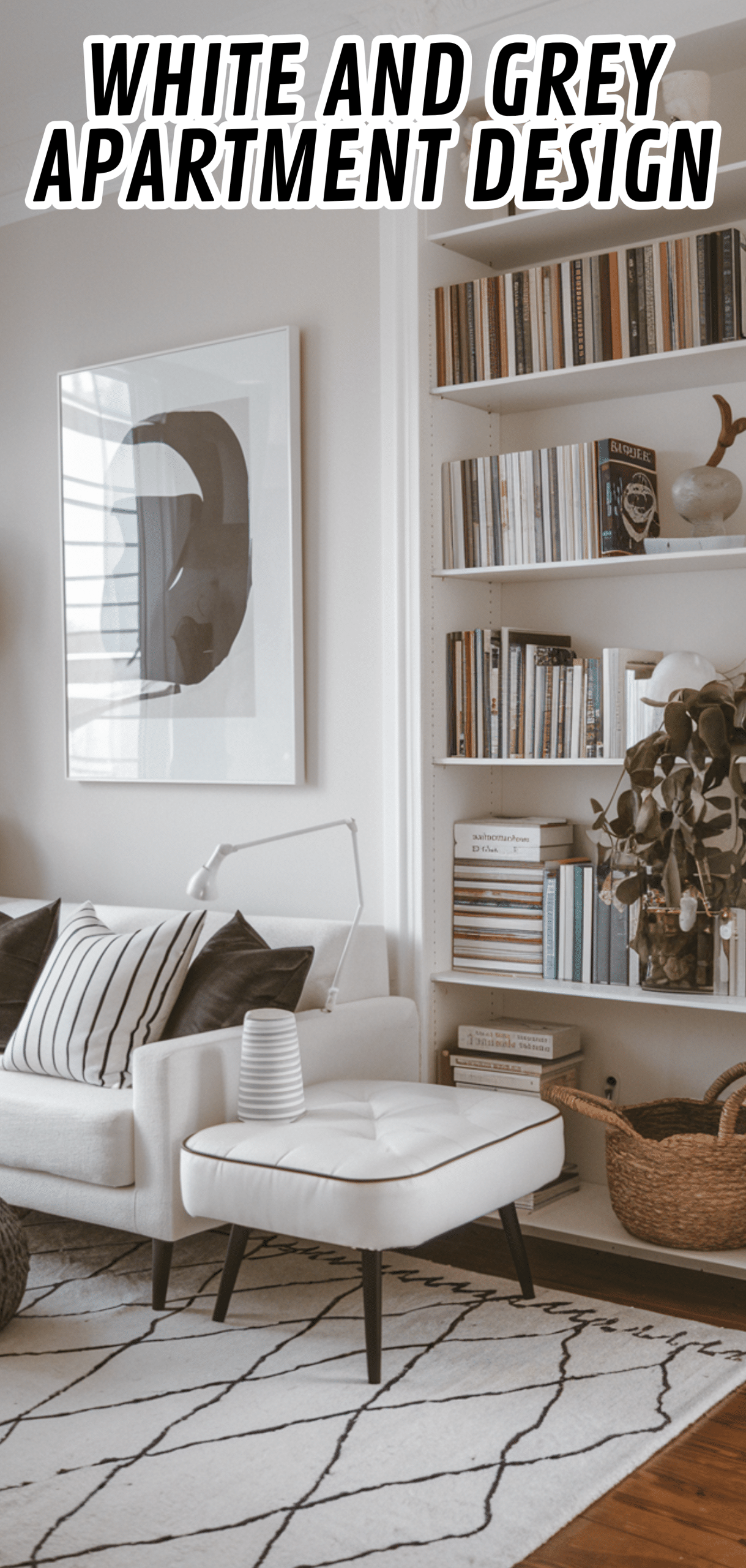 16 Minimalist White and Grey Apartment Design Concepts
