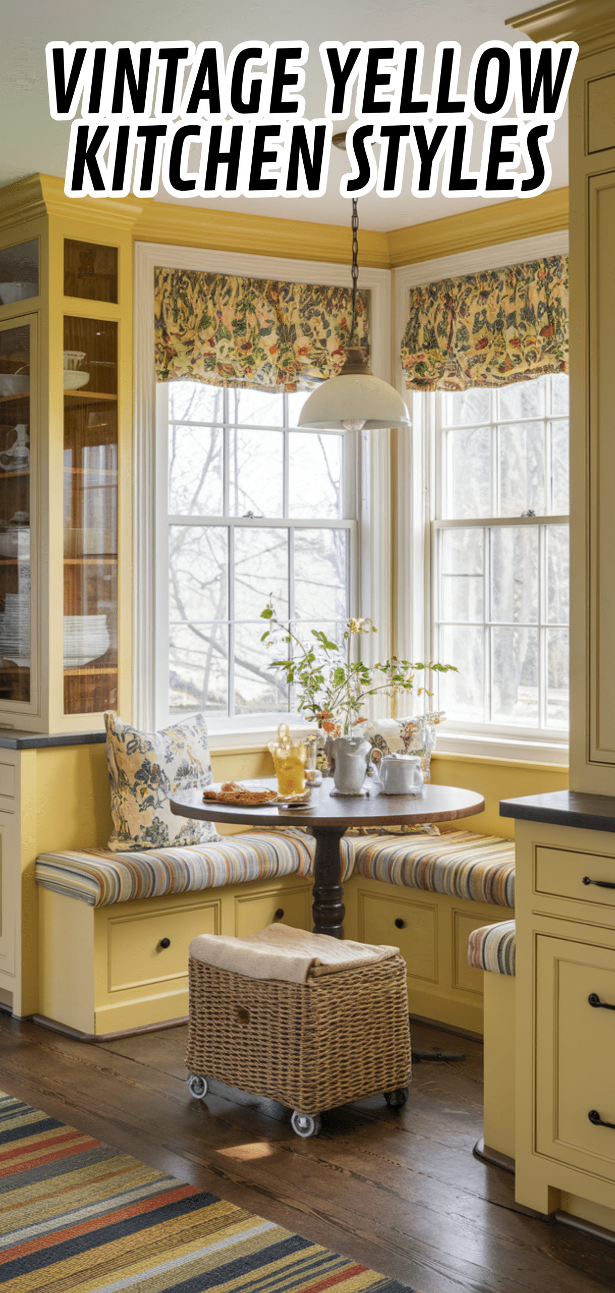 16 Gorgeous Vintage Yellow Kitchen Styles
