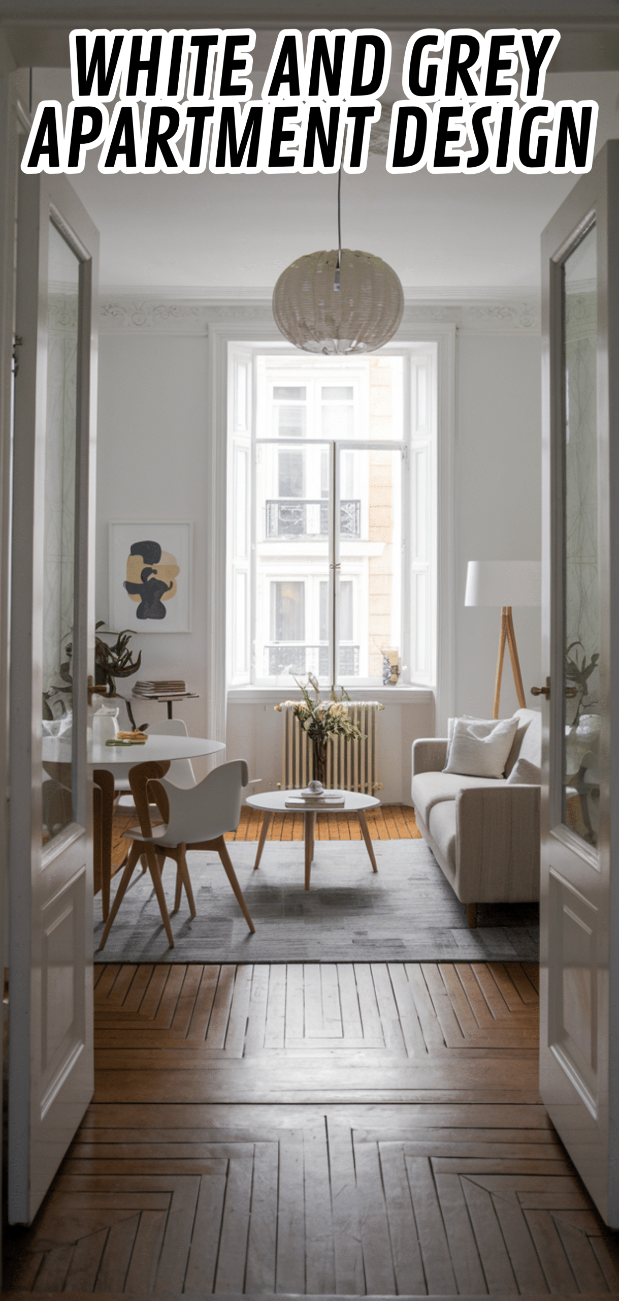 16 Minimalist White and Grey Apartment Design Concepts