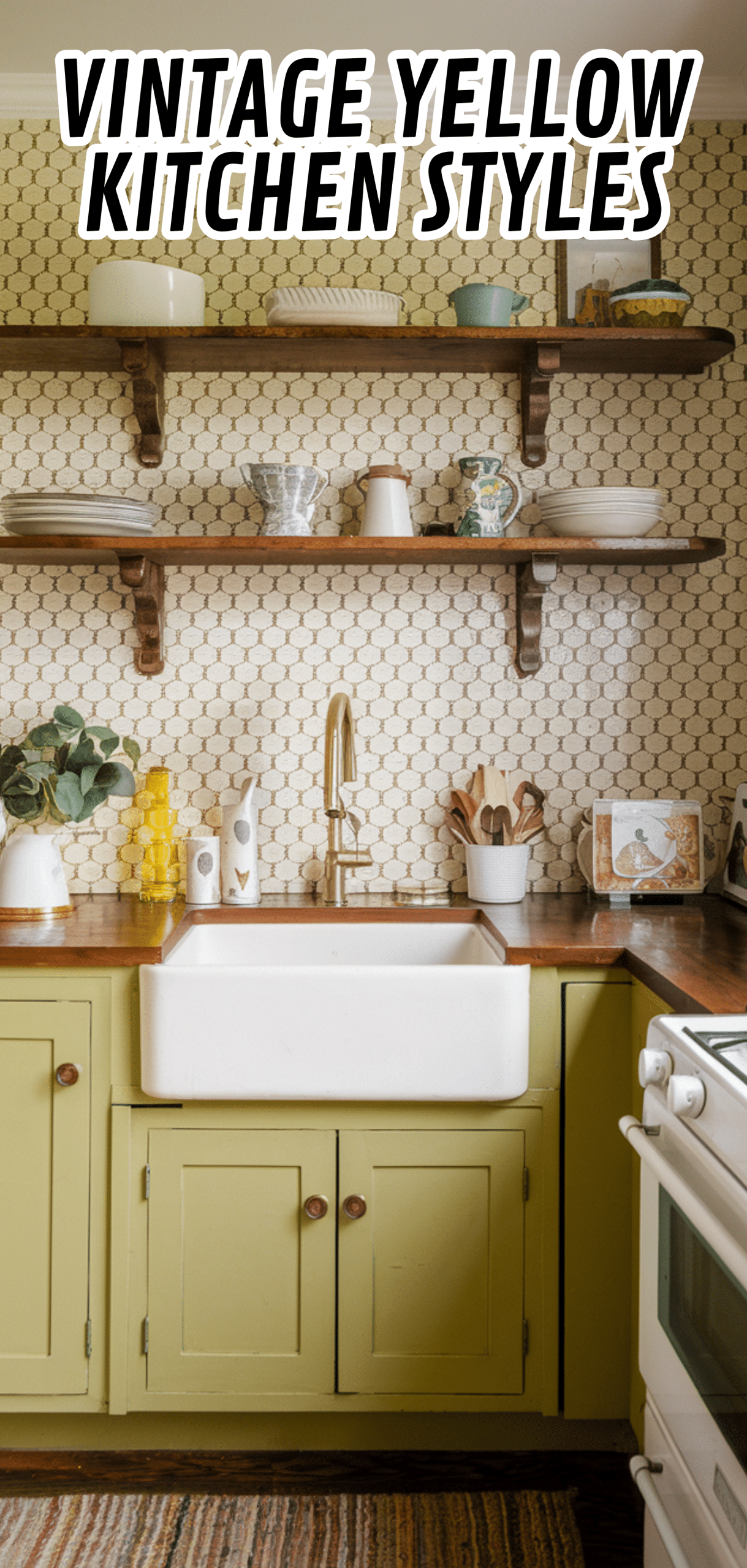 16 Gorgeous Vintage Yellow Kitchen Styles