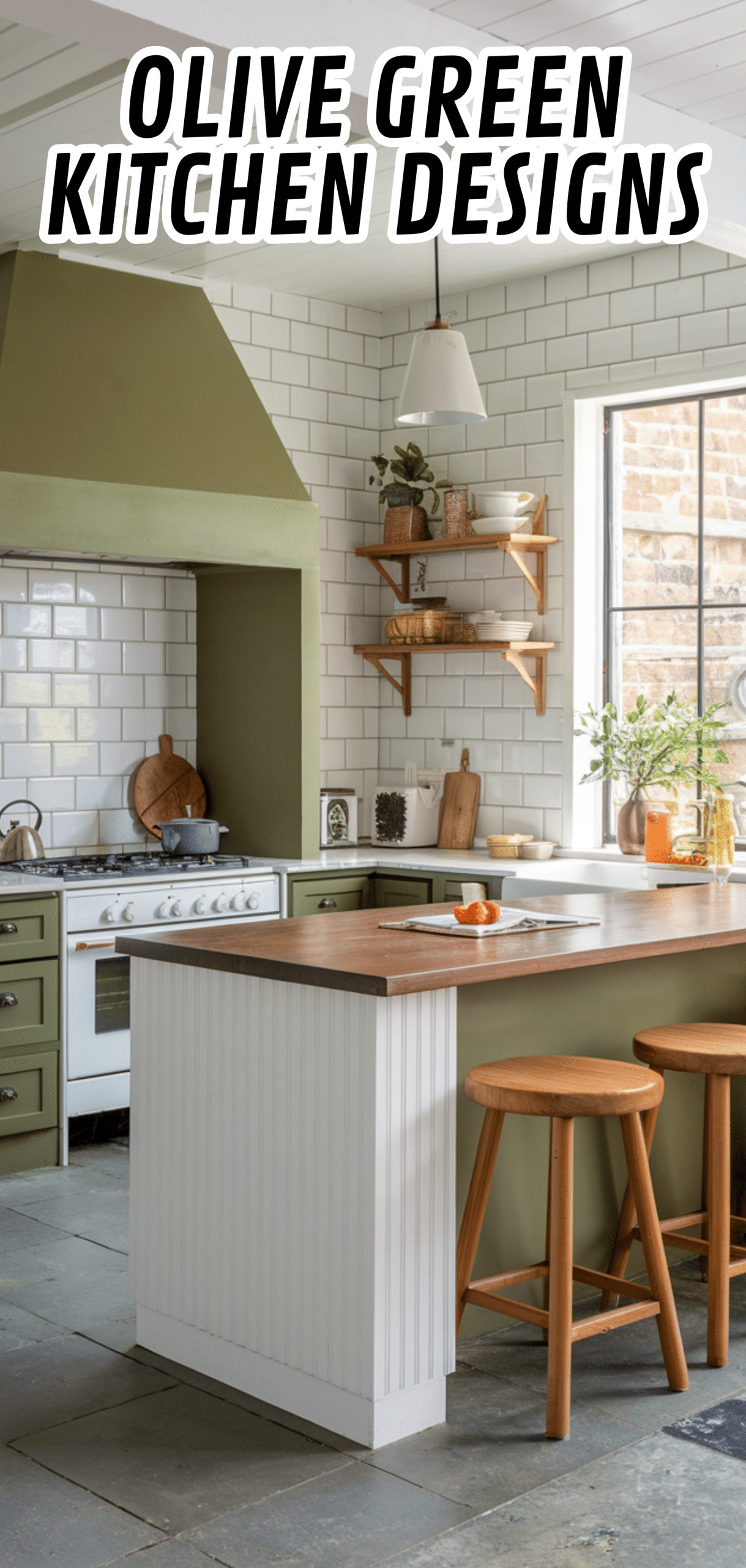 15 Best Olive Green Kitchen Designs