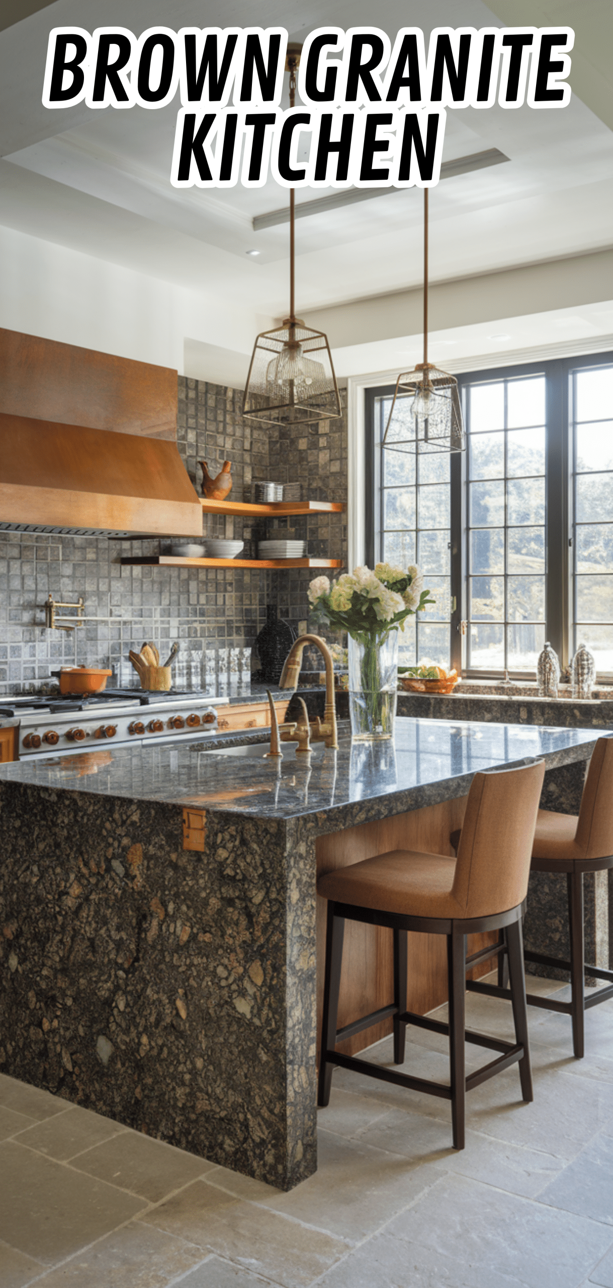 15 Fantasy Brown Granite Kitchen Designs That Wow Guests