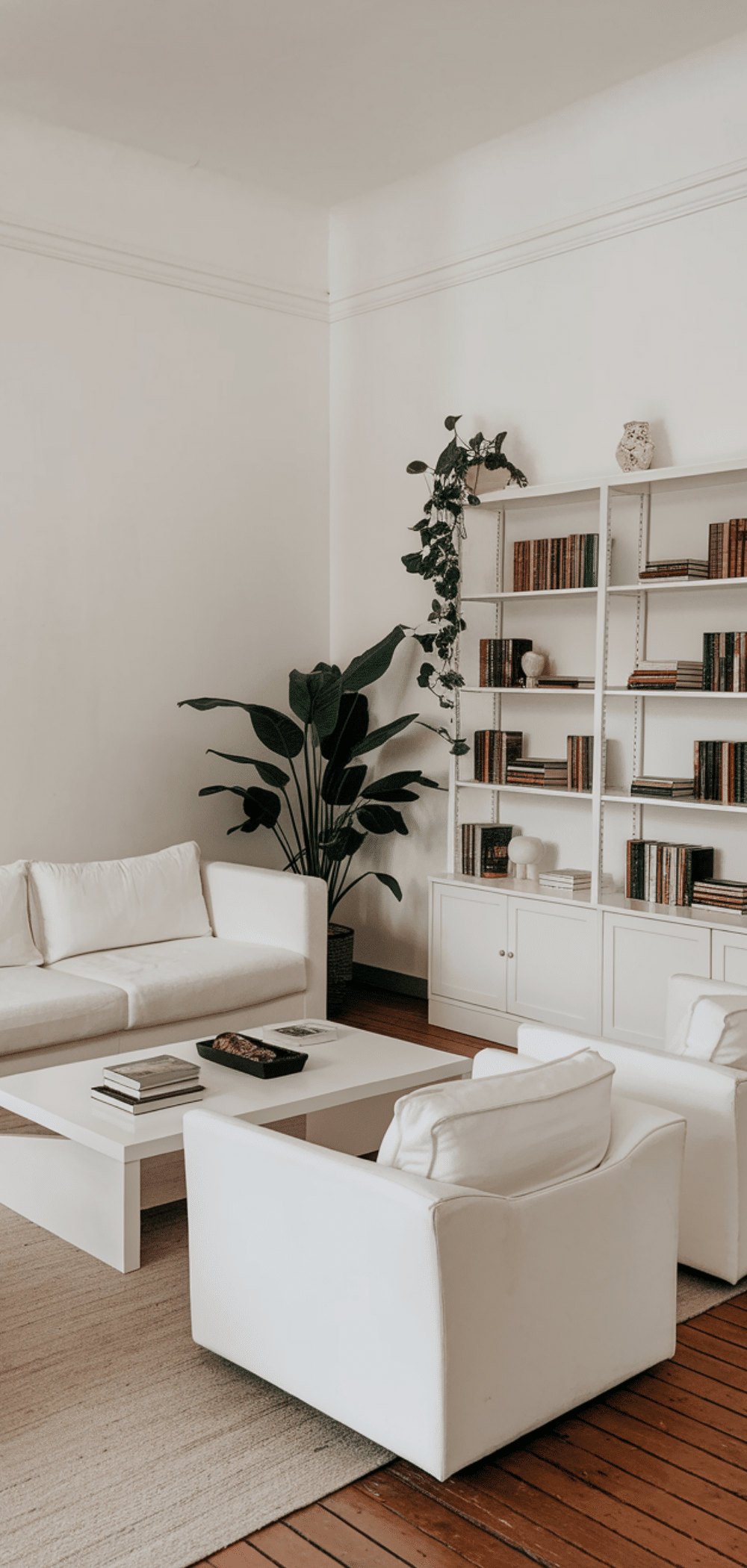 Perfect White Living Room Decor