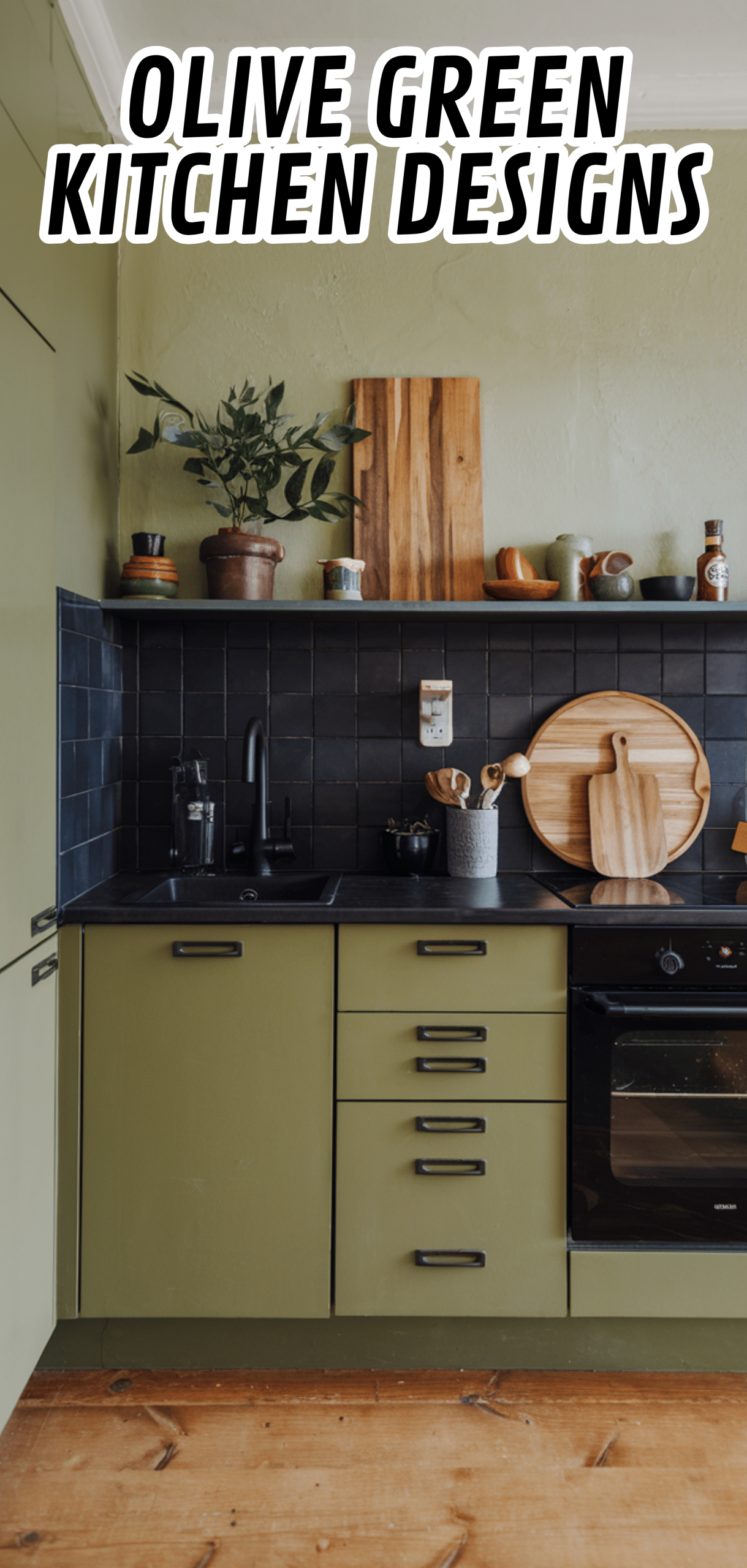 15 Best Olive Green Kitchen Designs