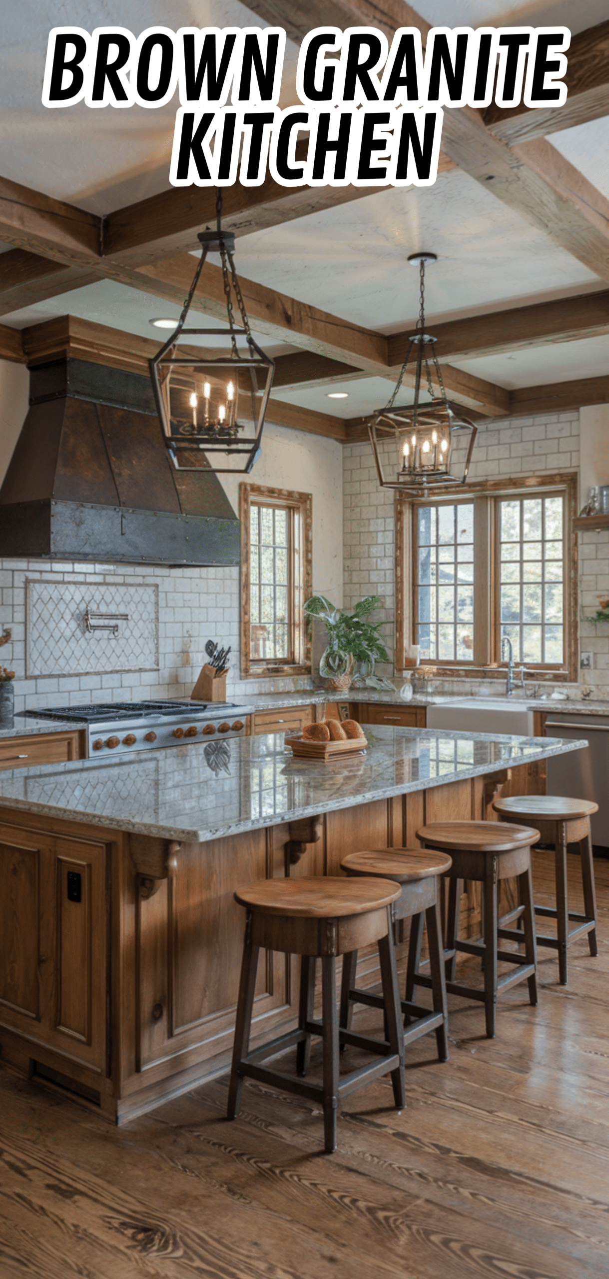 15 Fantasy Brown Granite Kitchen Designs That Wow Guests