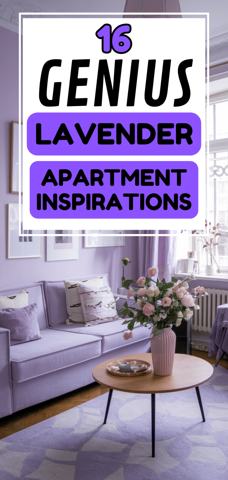 16 Genius Lavender Apartment Inspirations - The Mega Mom
