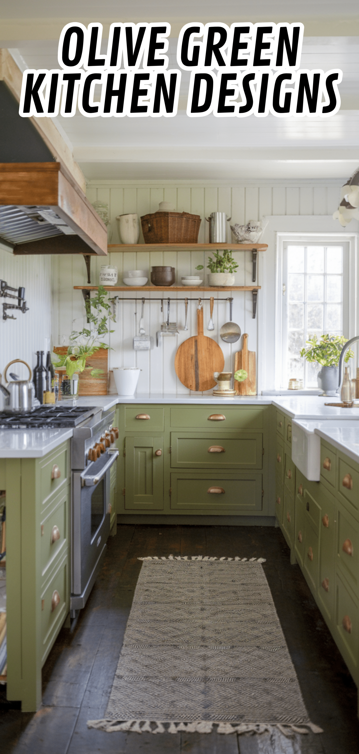 15 Best Olive Green Kitchen Designs