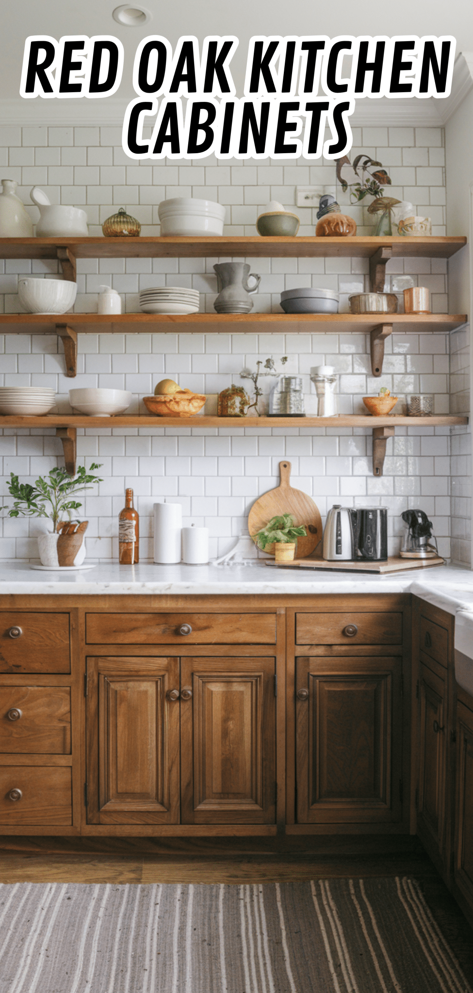 16 Perfect Red Oak Kitchen Cabinets - The Mega Mom