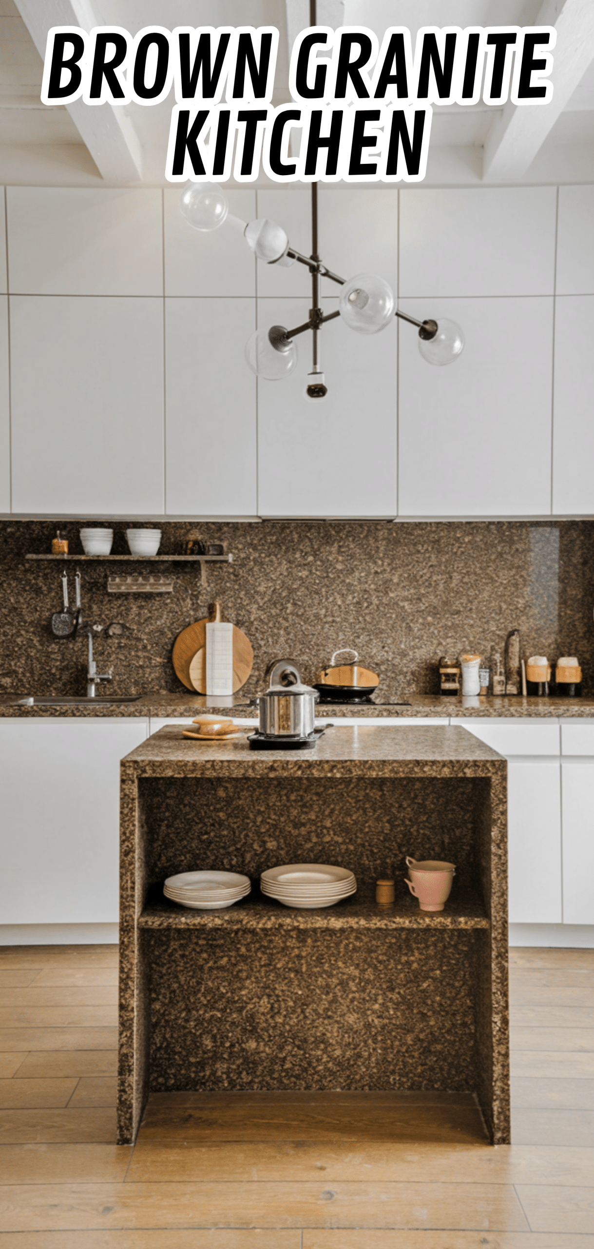 15 Fantasy Brown Granite Kitchen Designs That Wow Guests