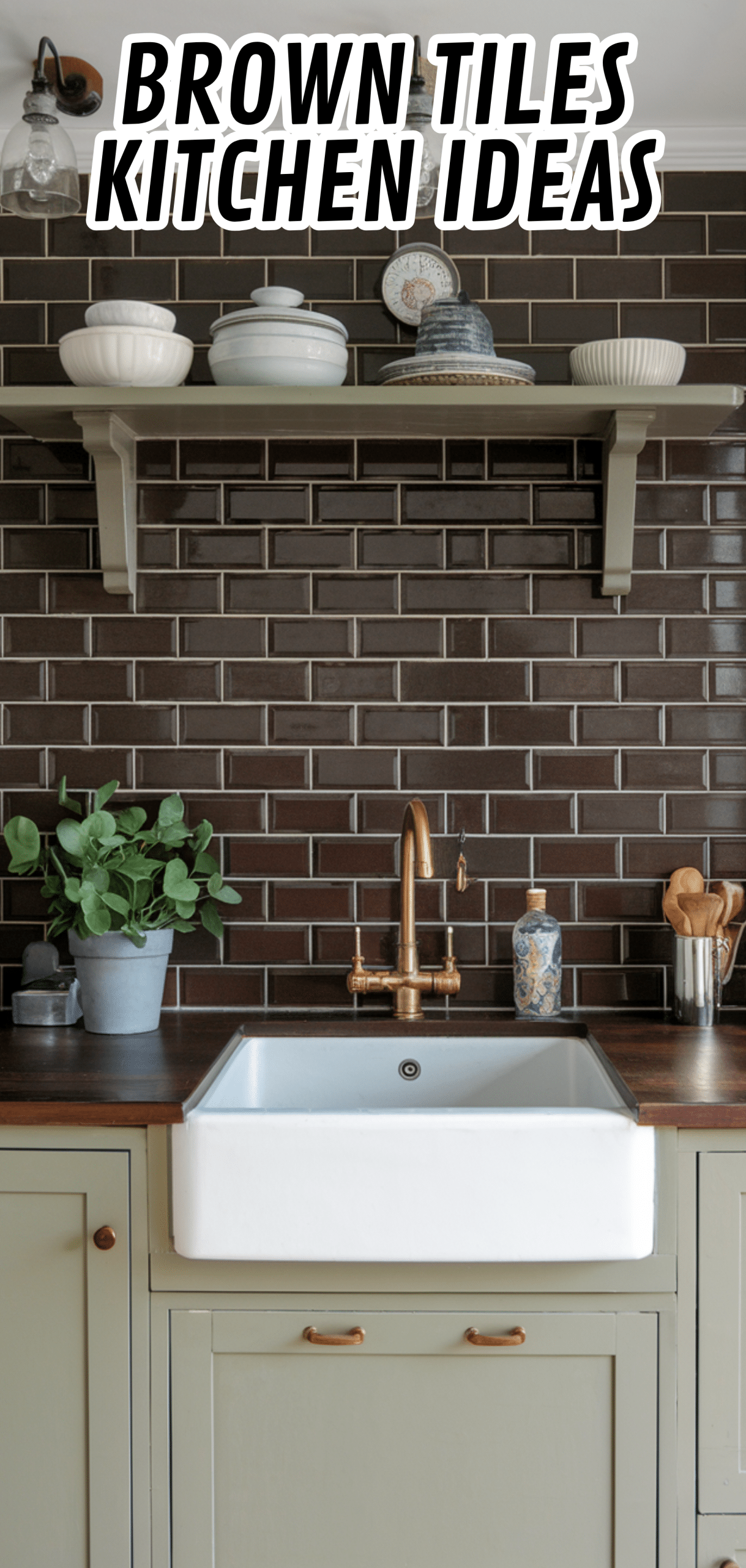 16 Eye-Catching Brown Tiles Kitchen Ideas for Bold Interiors