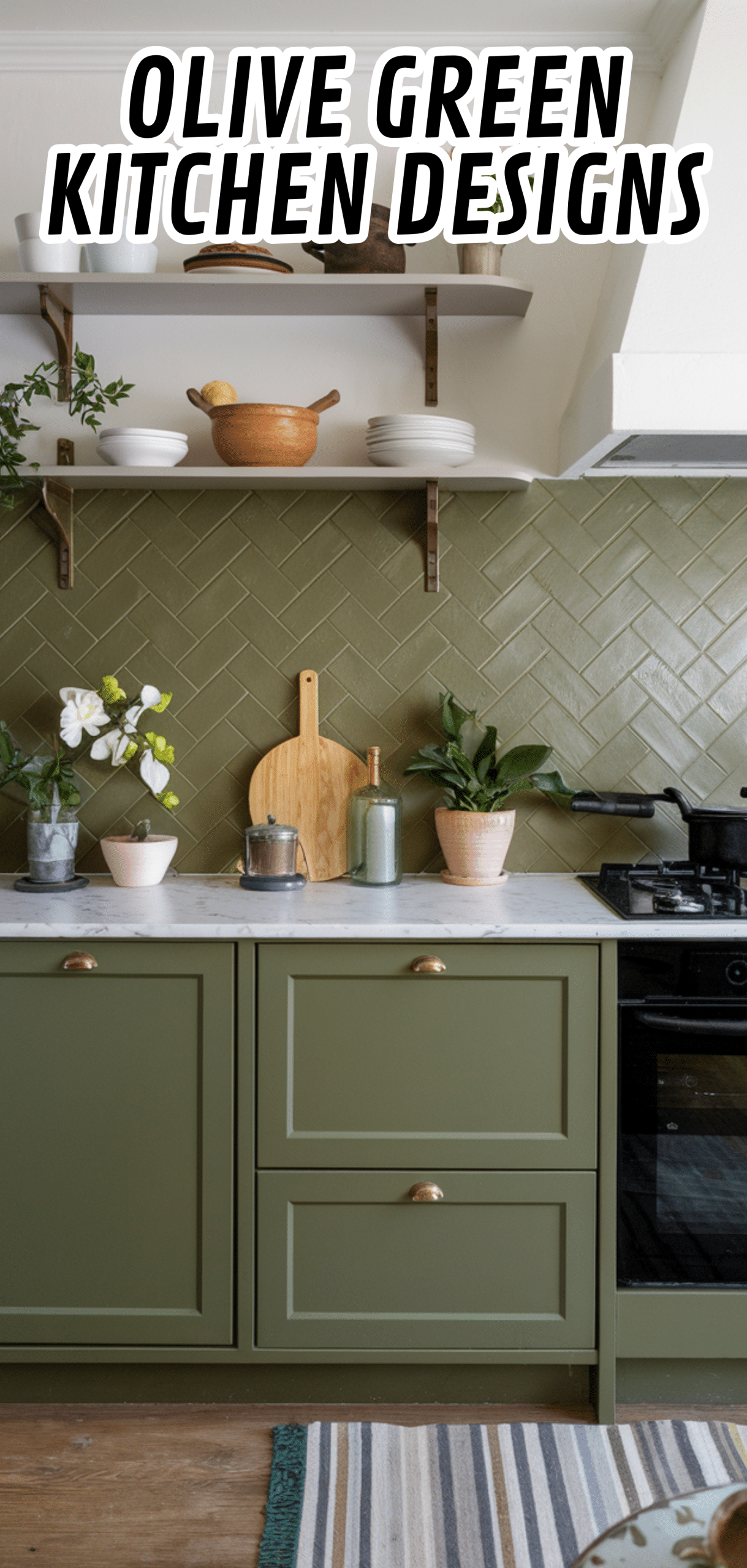 15 Best Olive Green Kitchen Designs