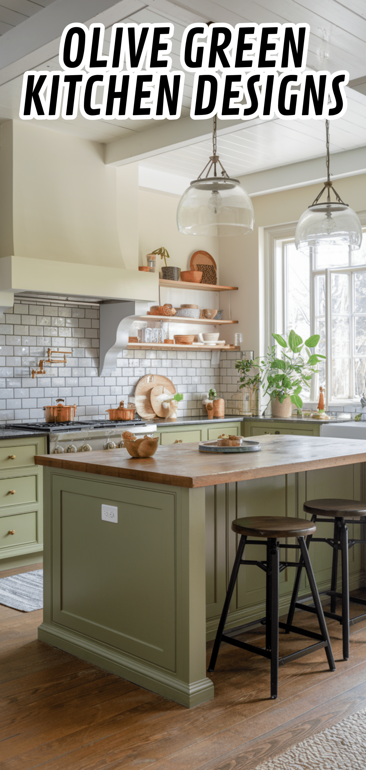 15 Best Olive Green Kitchen Designs
