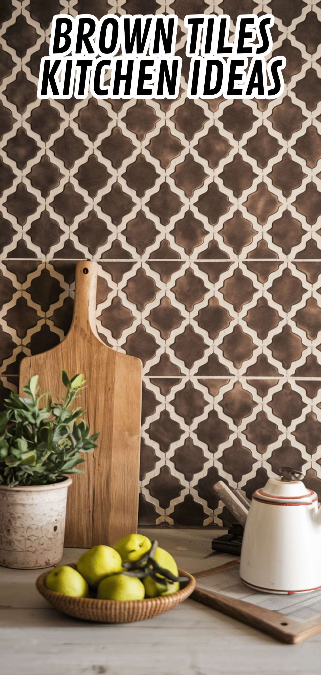 16 Eye-Catching Brown Tiles Kitchen Ideas for Bold Interiors