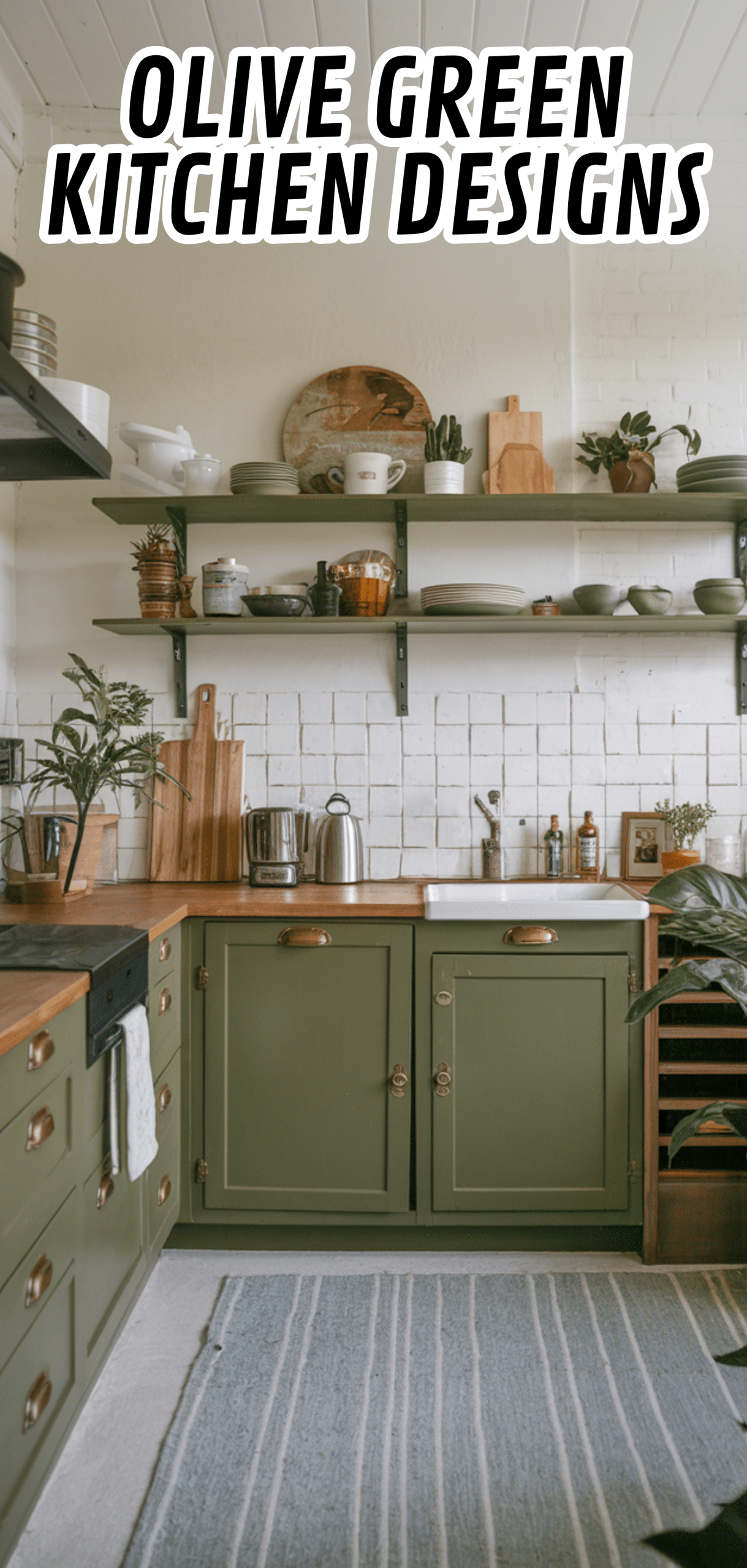 15 Best Olive Green Kitchen Designs