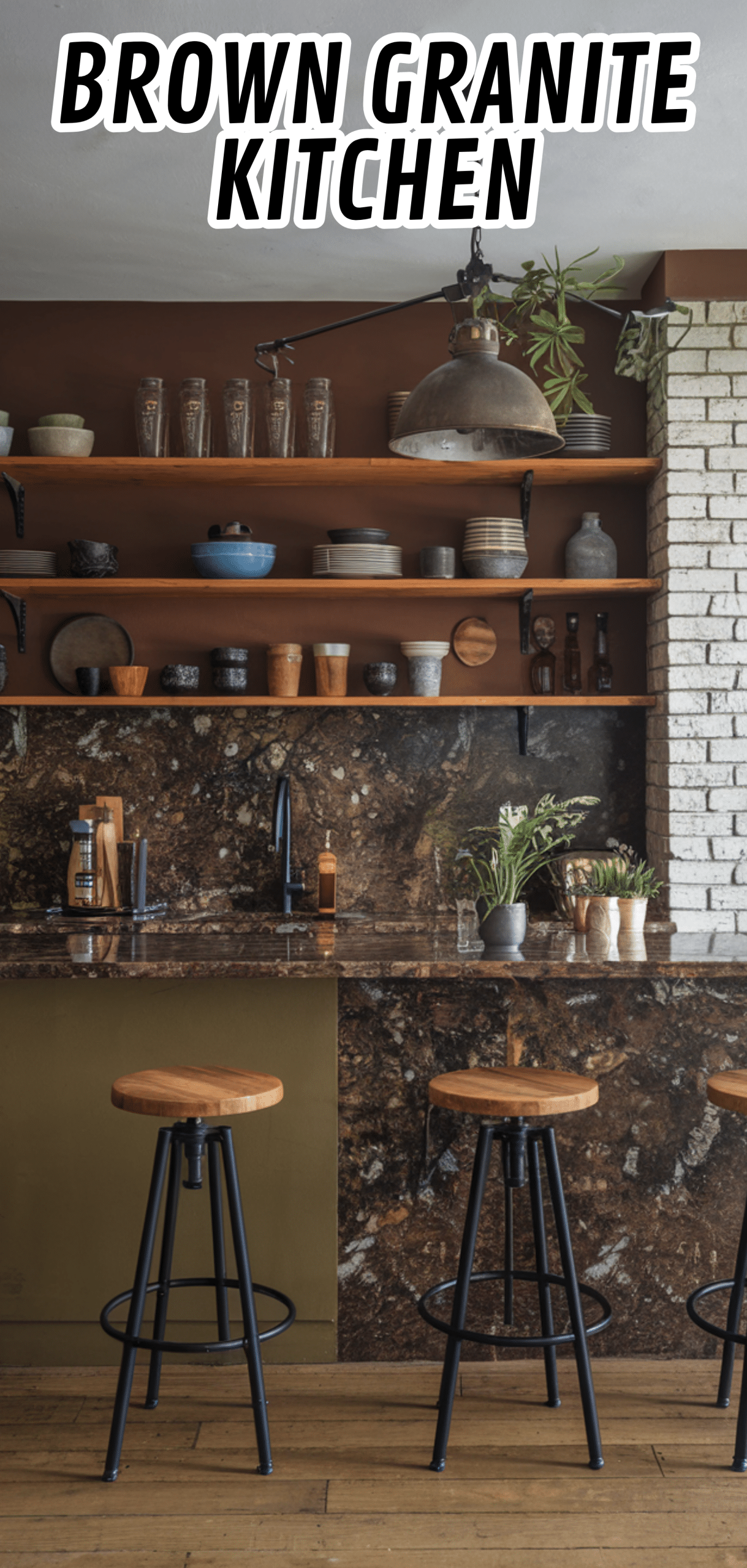 15 Fantasy Brown Granite Kitchen Designs That Wow Guests
