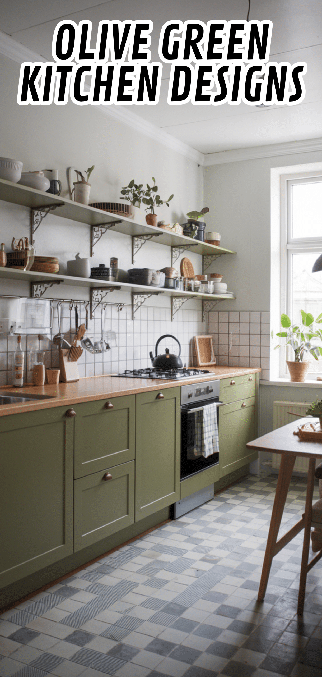 15 Best Olive Green Kitchen Designs