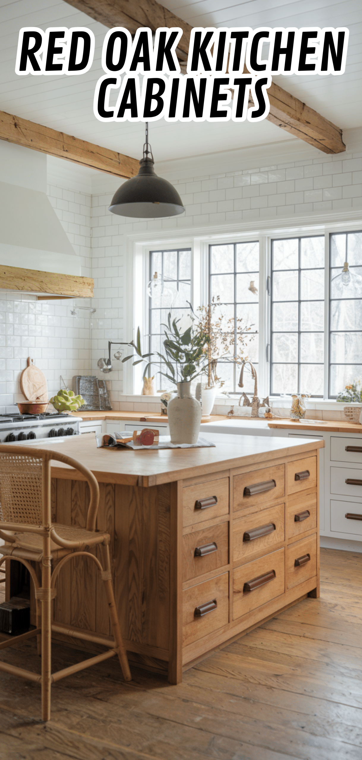 16 Perfect Red Oak Kitchen Cabinets