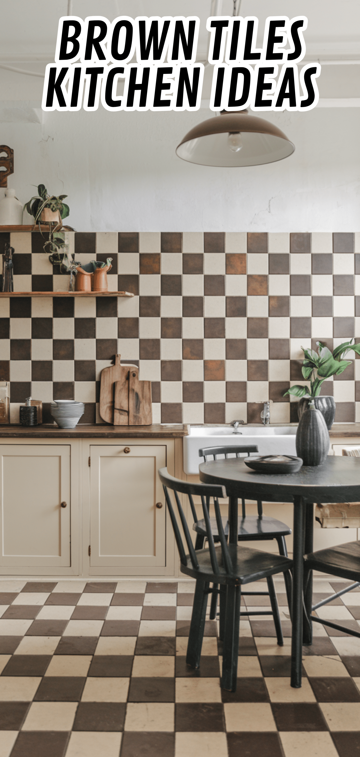 16 Eye-Catching Brown Tiles Kitchen Ideas for Bold Interiors