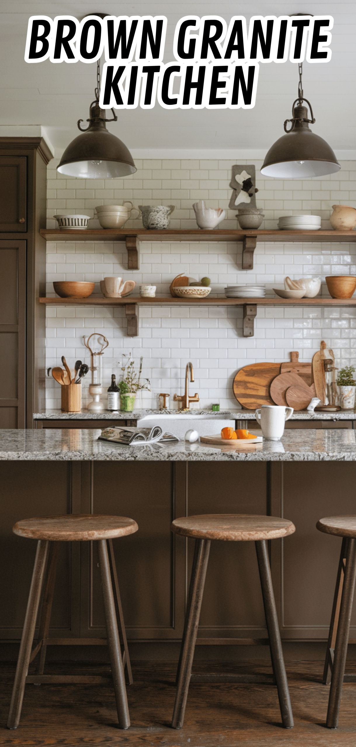 15 Fantasy Brown Granite Kitchen Designs That Wow Guests