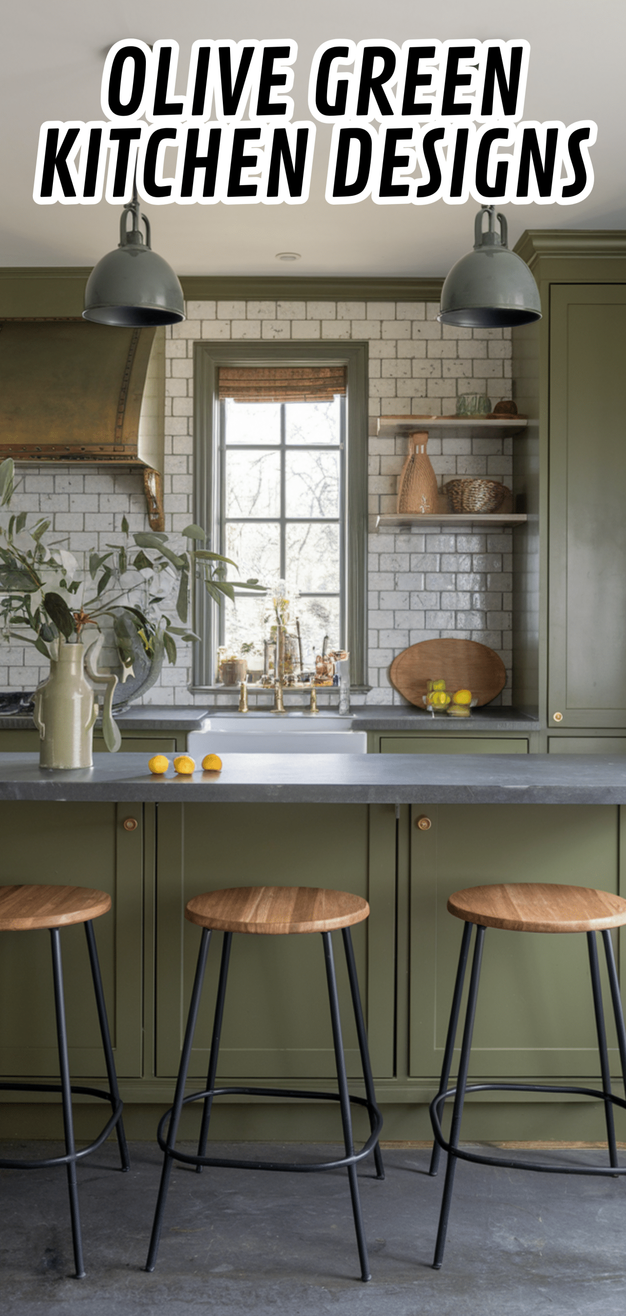 15 Best Olive Green Kitchen Designs