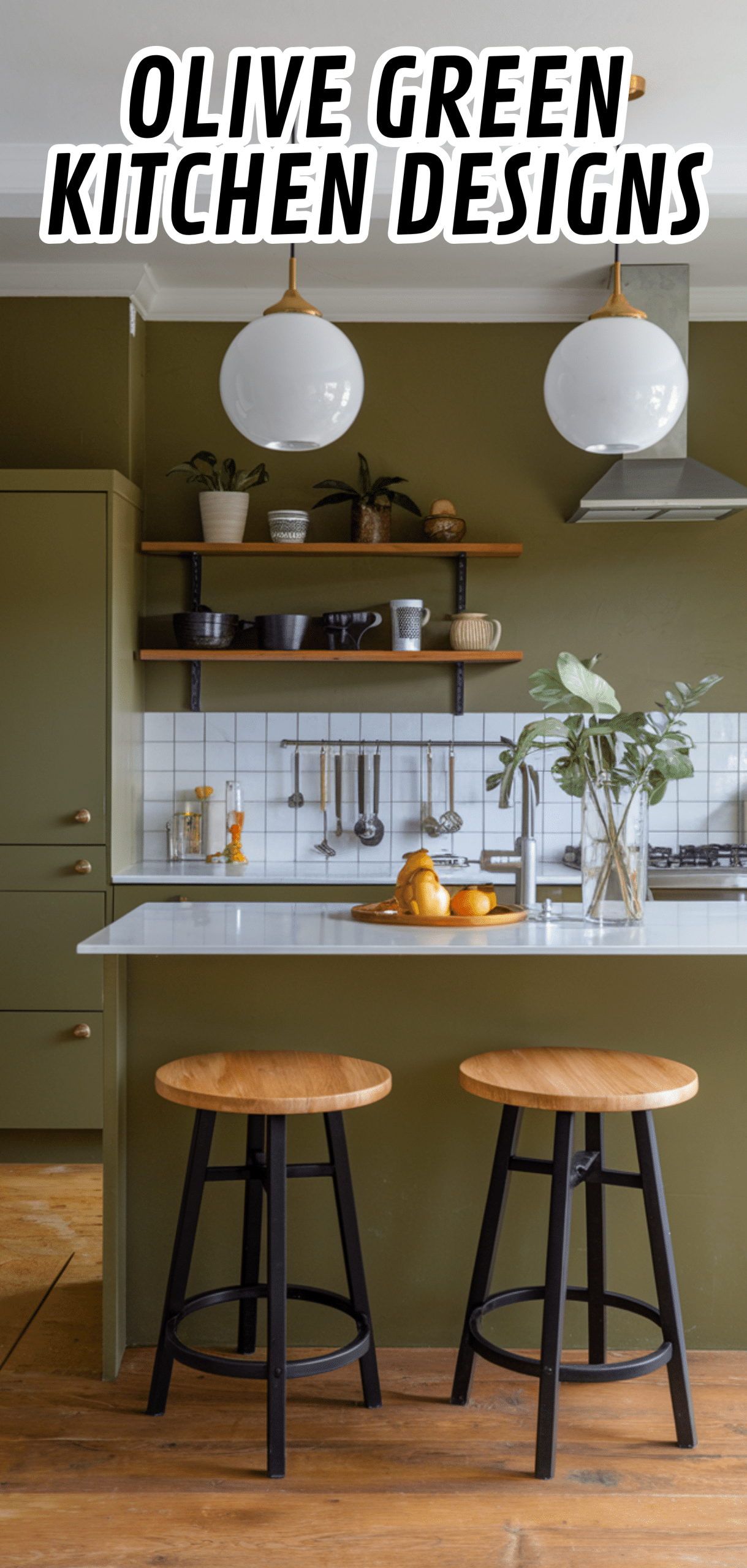 15 Best Olive Green Kitchen Designs