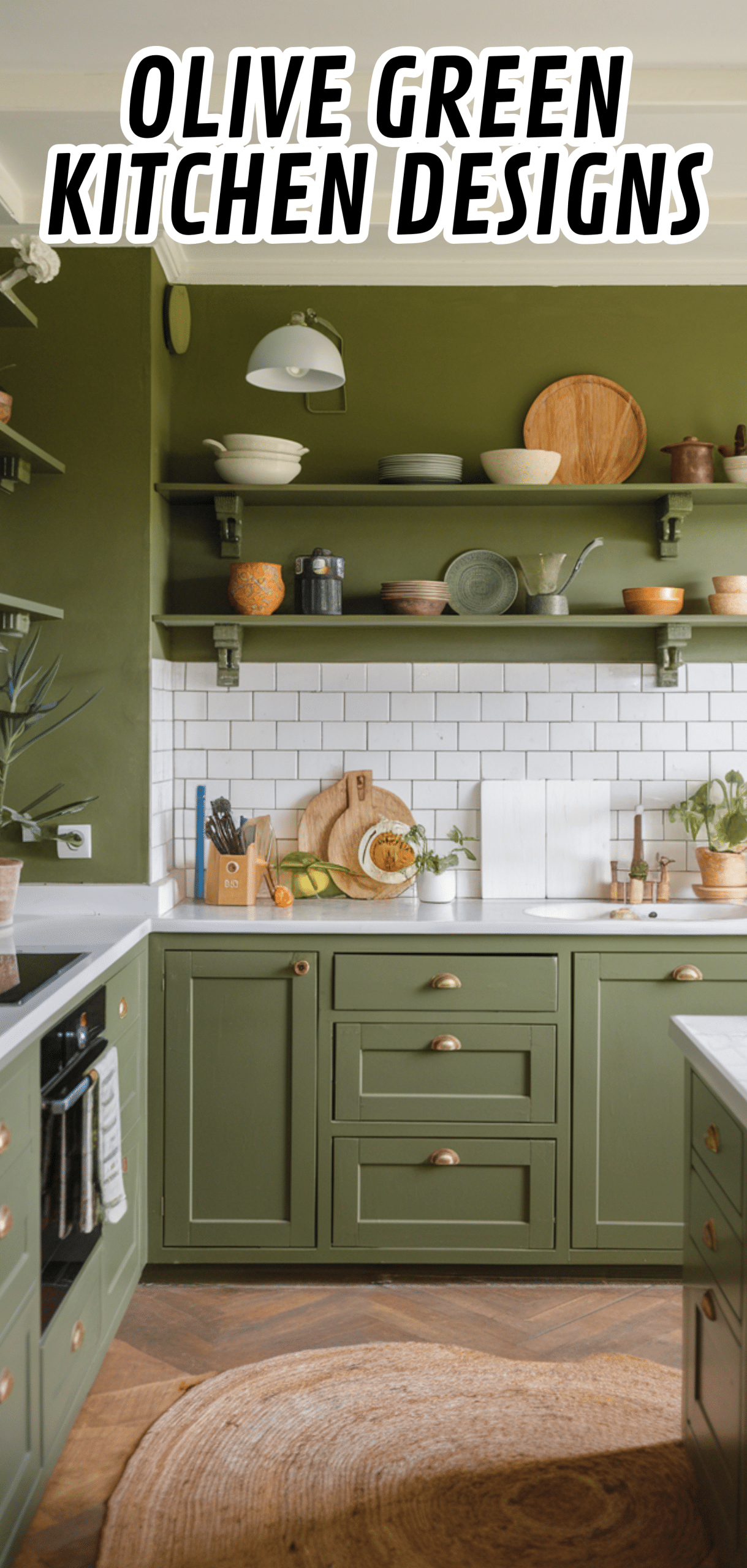 15 Best Olive Green Kitchen Designs