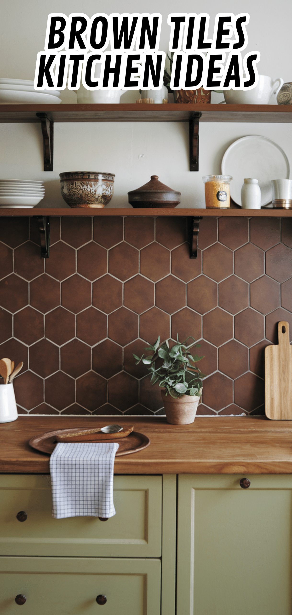 16 Eye-Catching Brown Tiles Kitchen Ideas for Bold Interiors