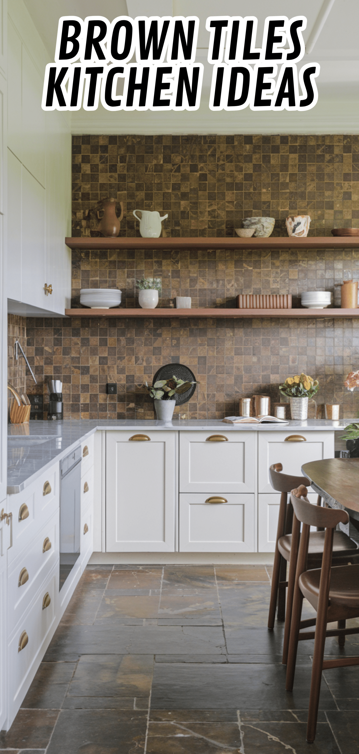 16 Eye-Catching Brown Tiles Kitchen Ideas for Bold Interiors