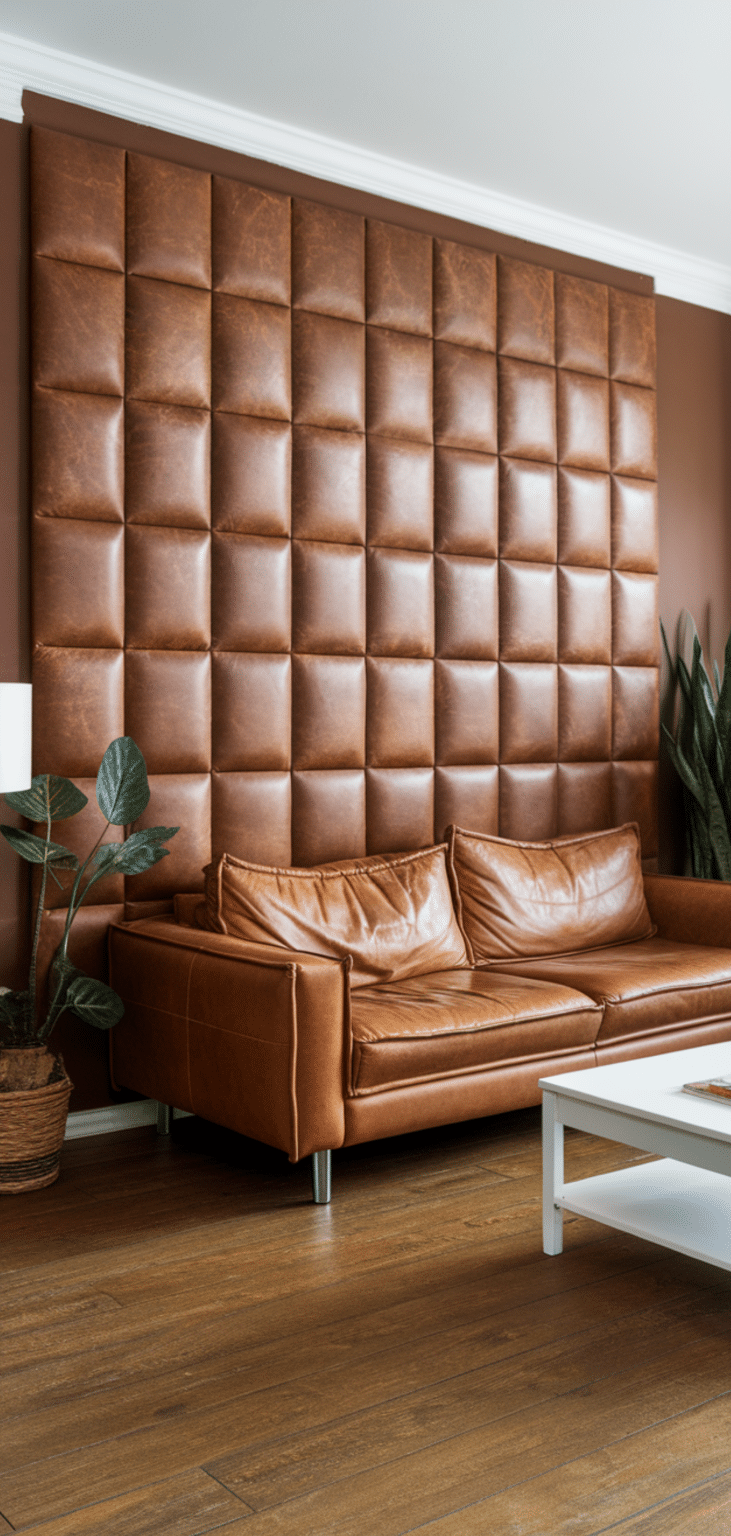 Illustration of Luxury Metallic Accent Wall For Small Spaces