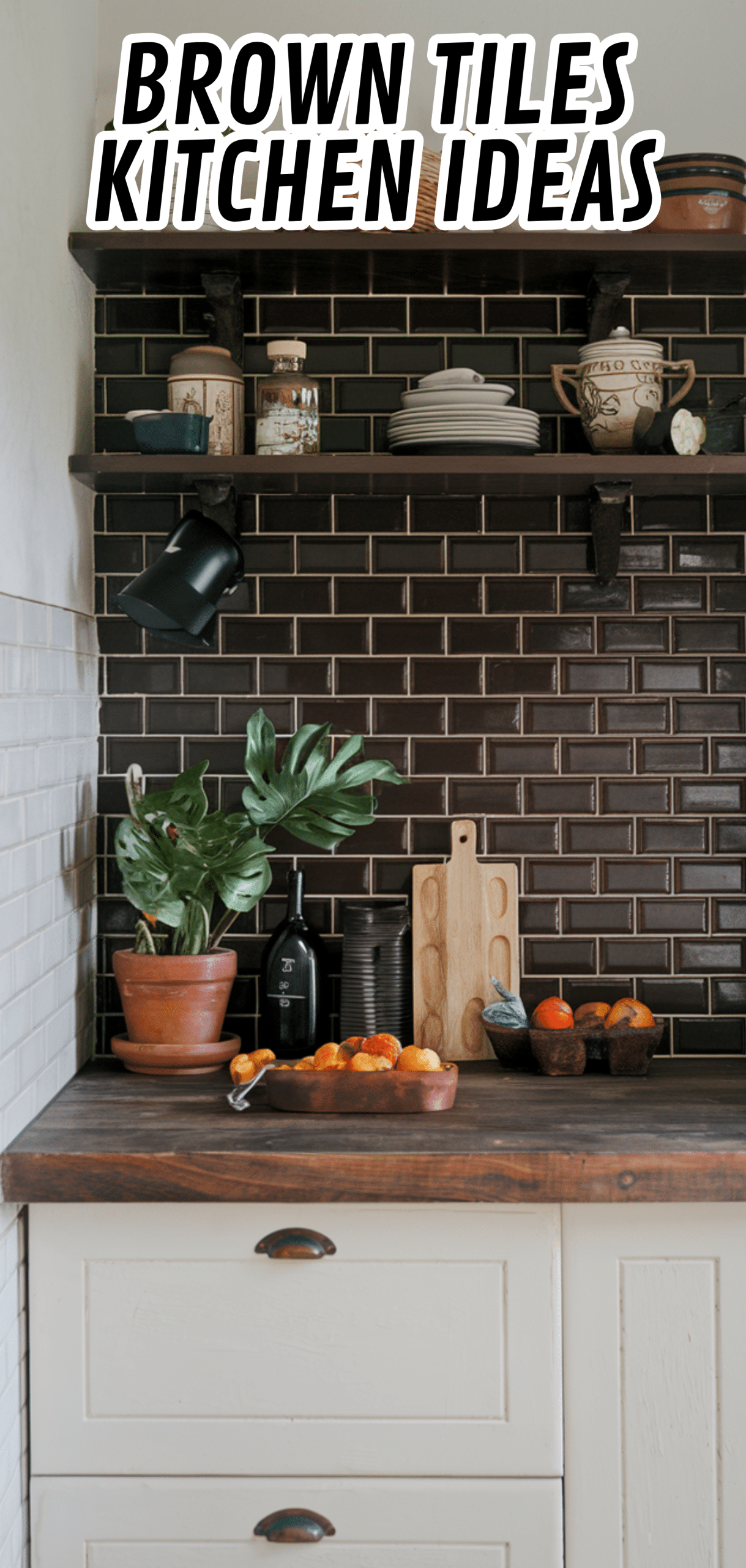 16 Eye-Catching Brown Tiles Kitchen Ideas for Bold Interiors