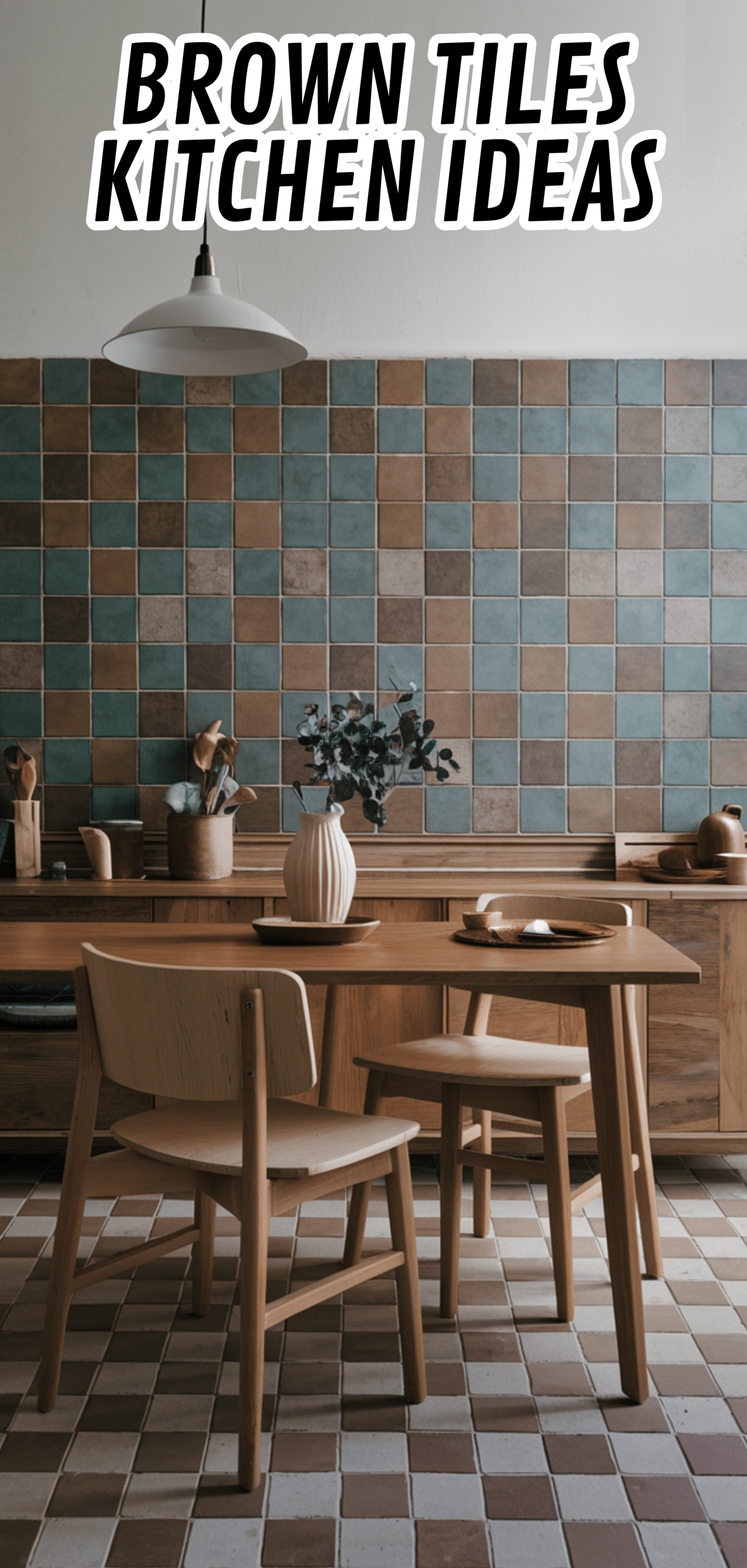 16 Eye-Catching Brown Tiles Kitchen Ideas for Bold Interiors
