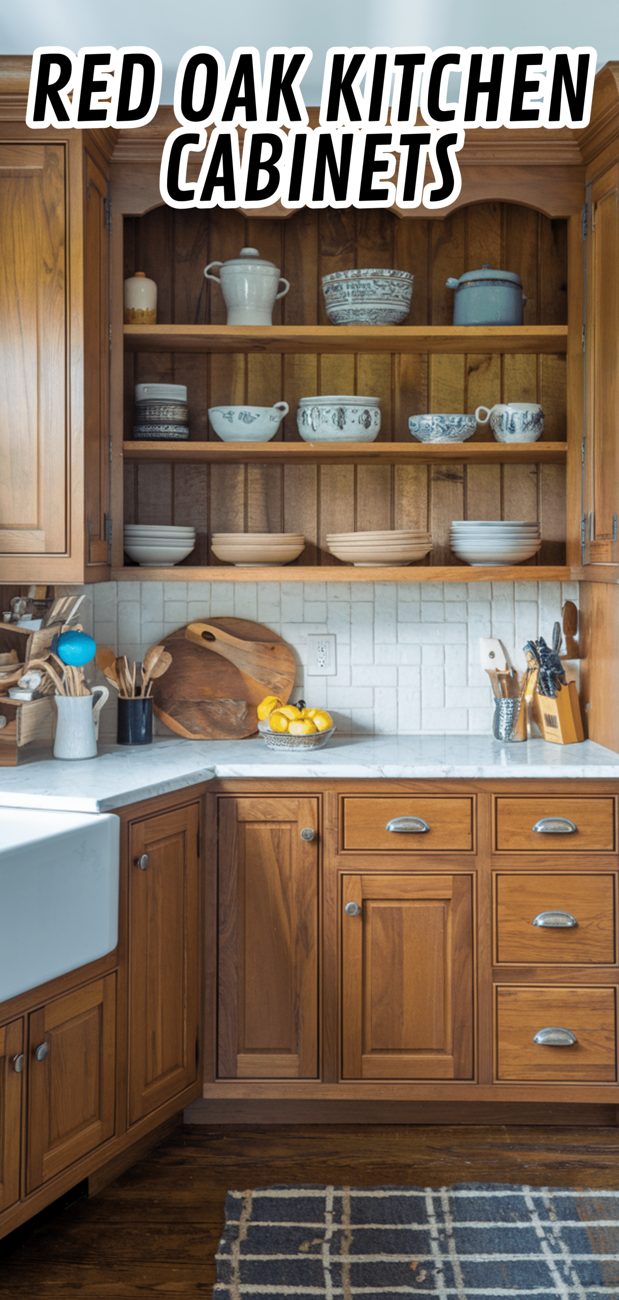 16 Perfect Red Oak Kitchen Cabinets