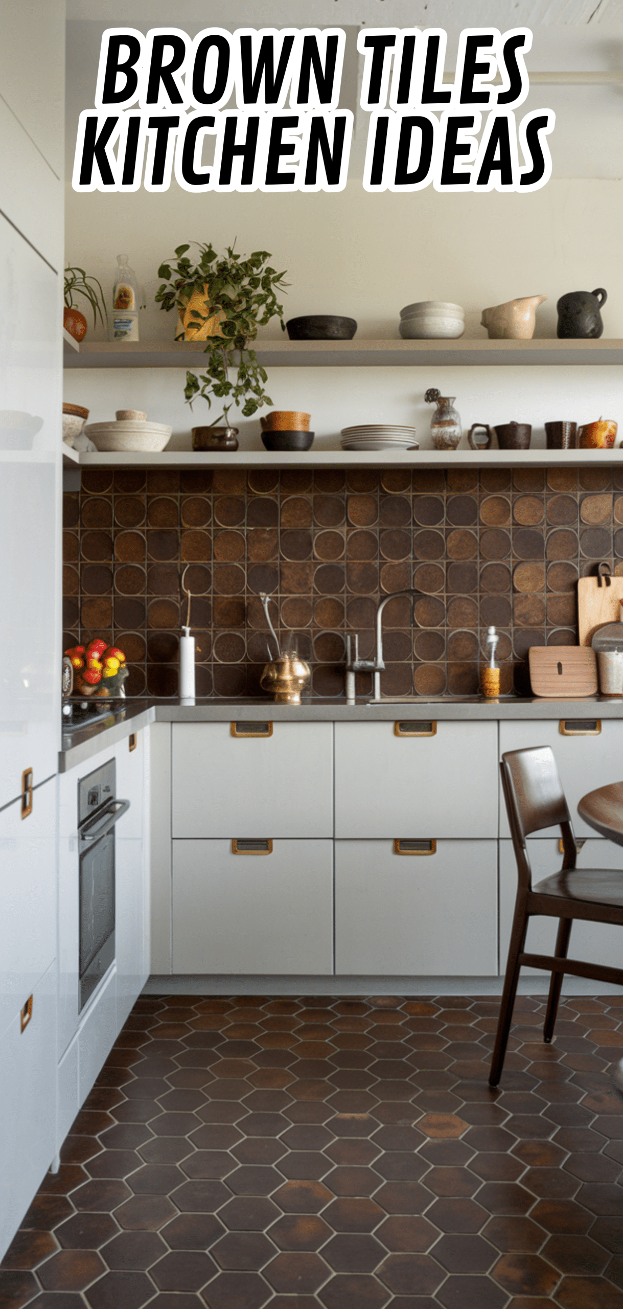 16 Eye-Catching Brown Tiles Kitchen Ideas for Bold Interiors