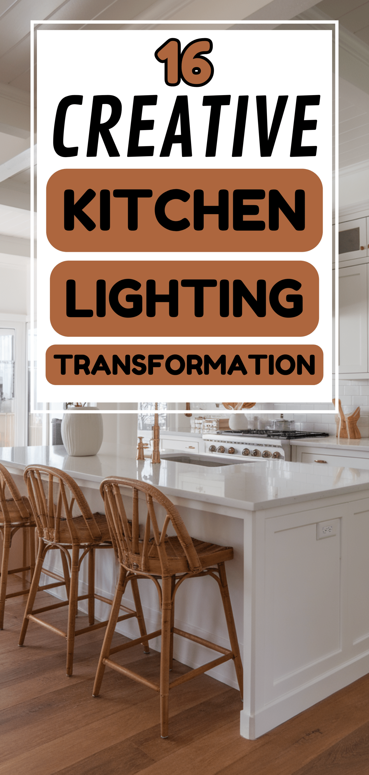 Creative Kitchen Lighting Transformation