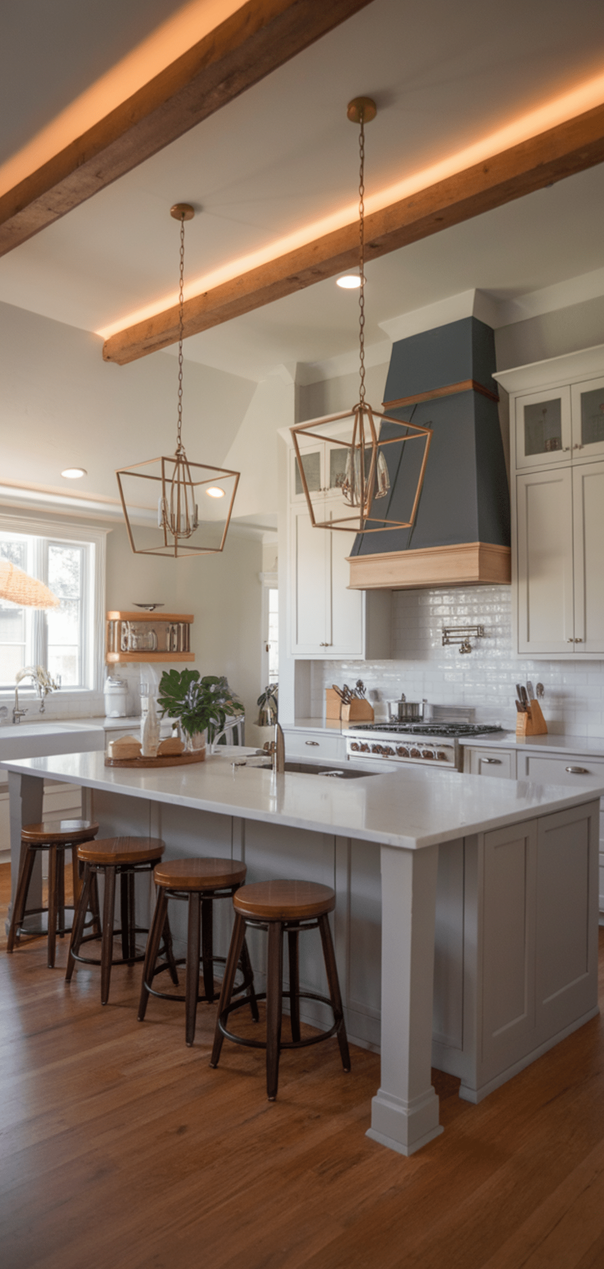 Creative Kitchen Lighting Transformation