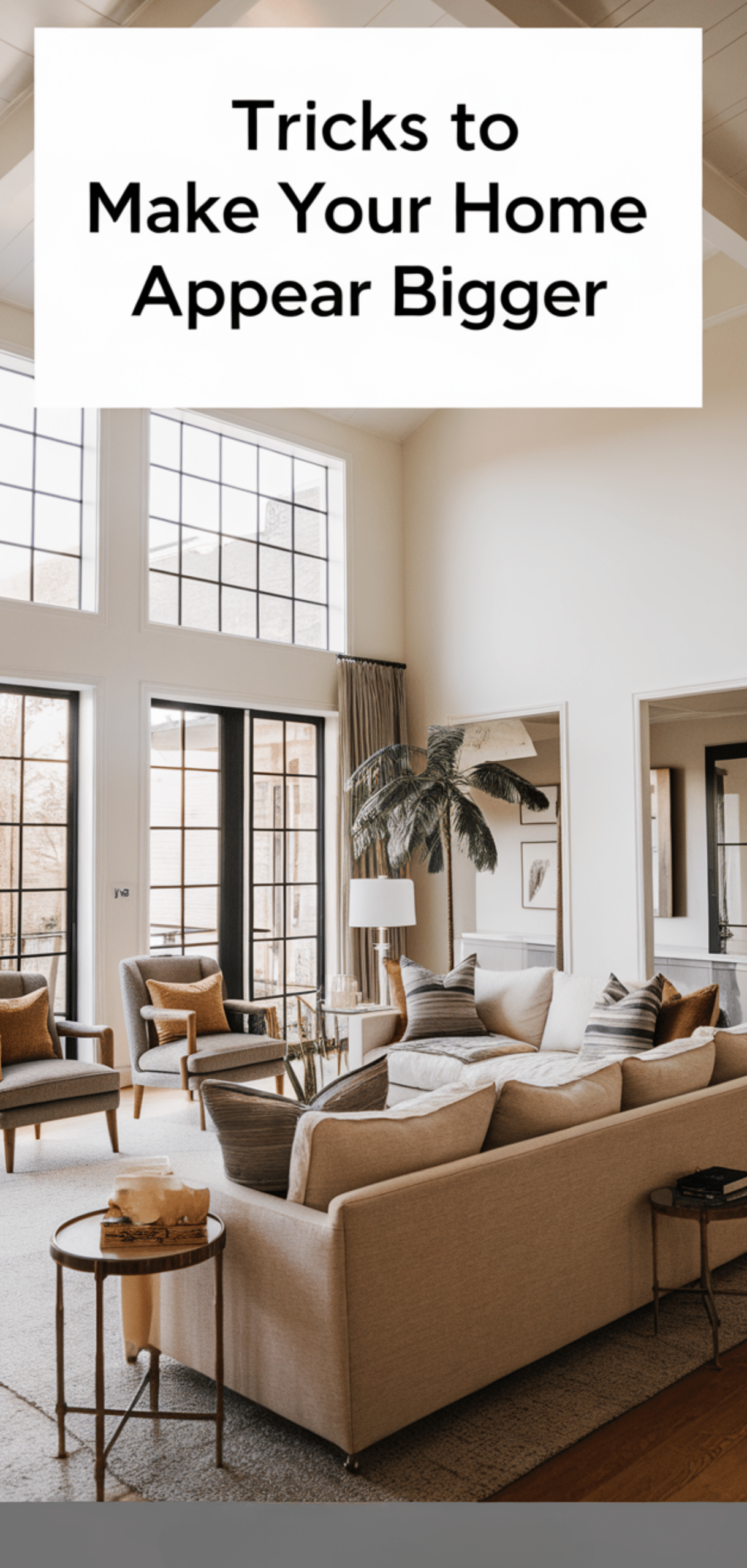 Perfect Tricks to Make Your Home Appear Bigger