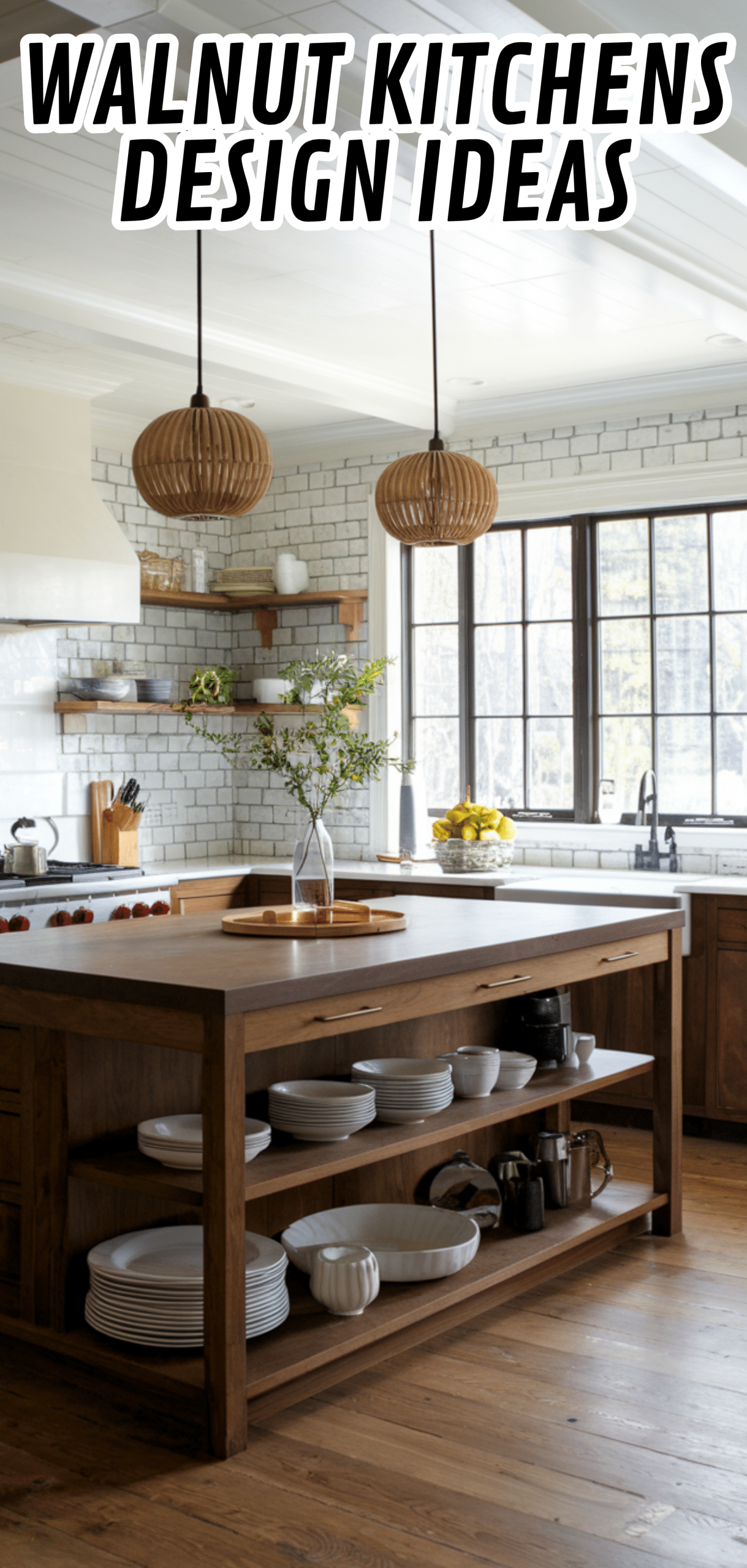 17 Creative Walnut Kitchens Design Ideas
