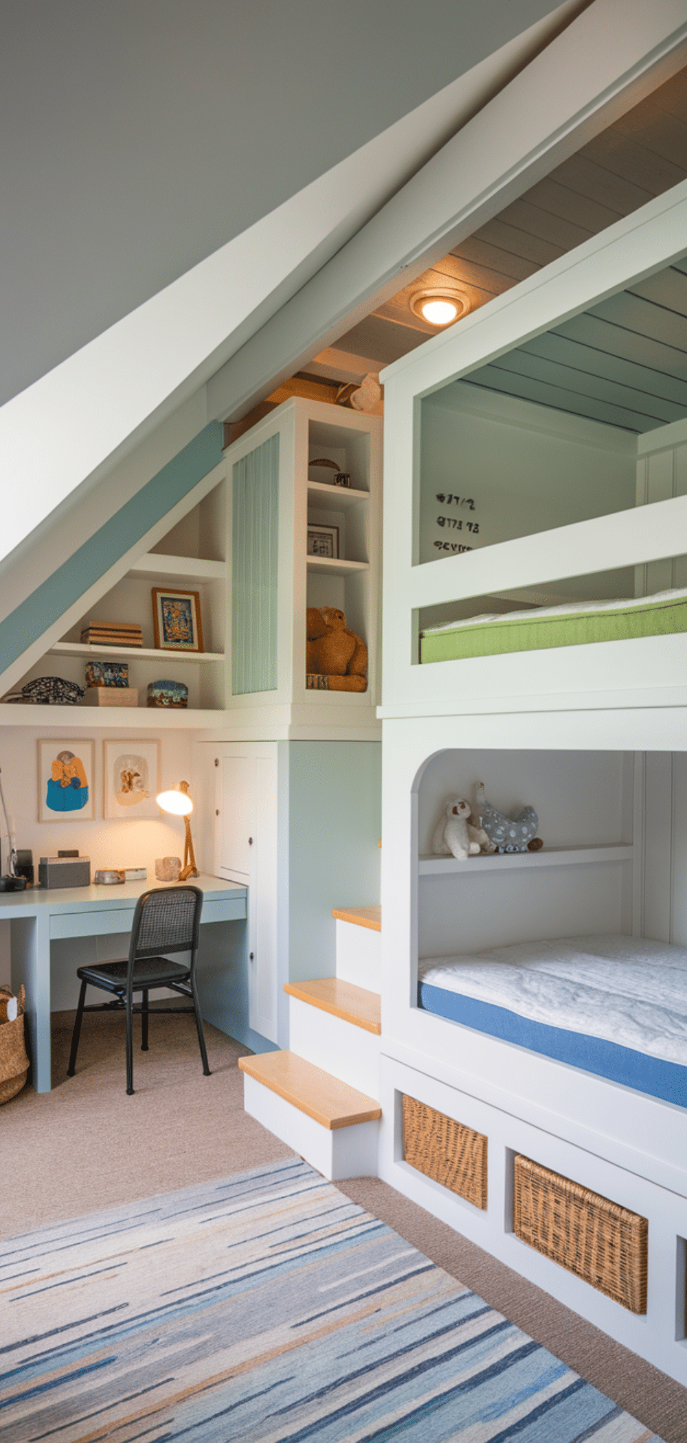 Easy Attic Bedroom Ideas for Kids