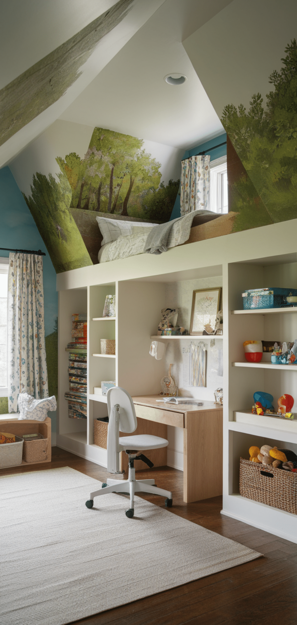 Easy Attic Bedroom Ideas for Kids